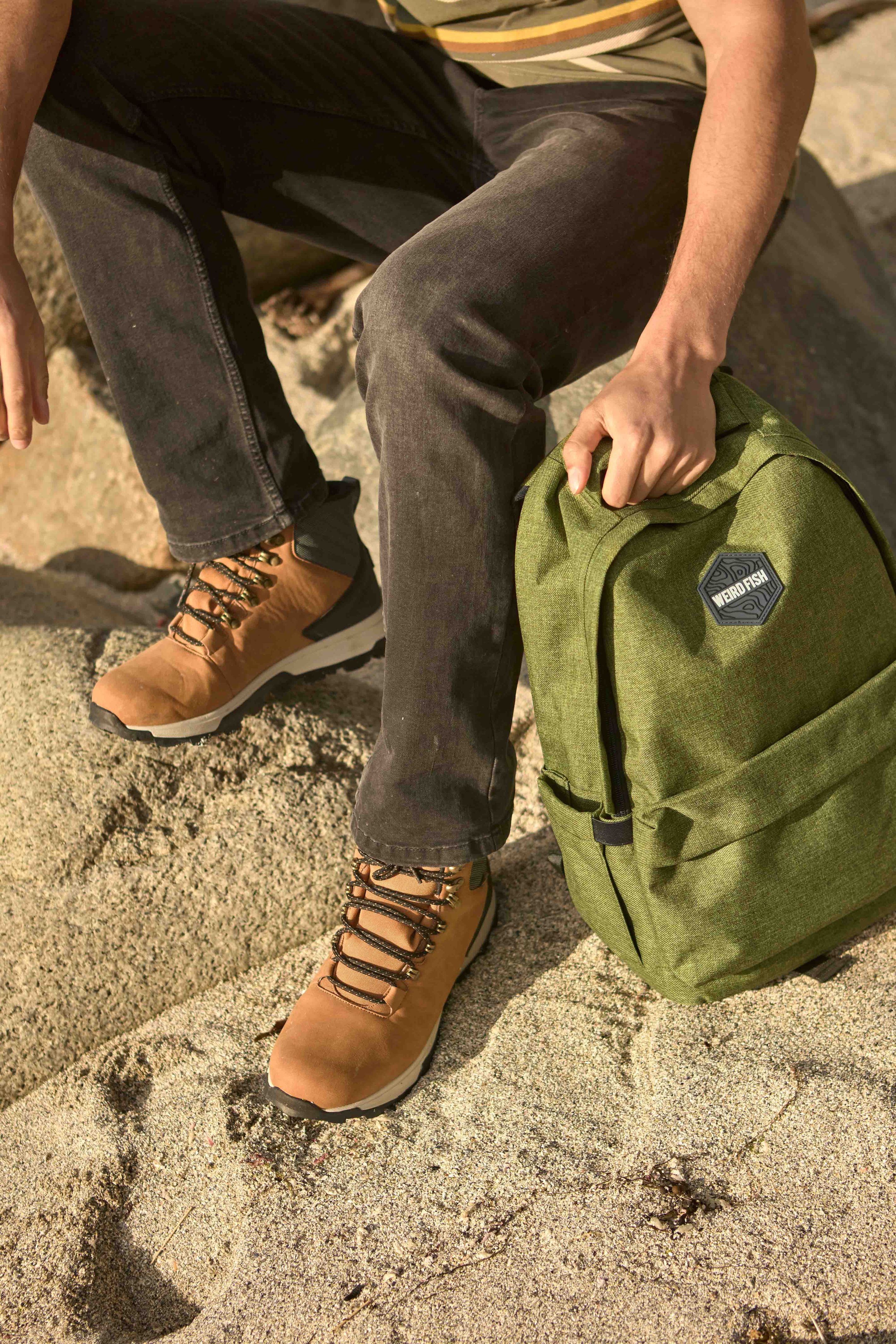 Weird Fish Beech Waterproof Walking Boot in Tan