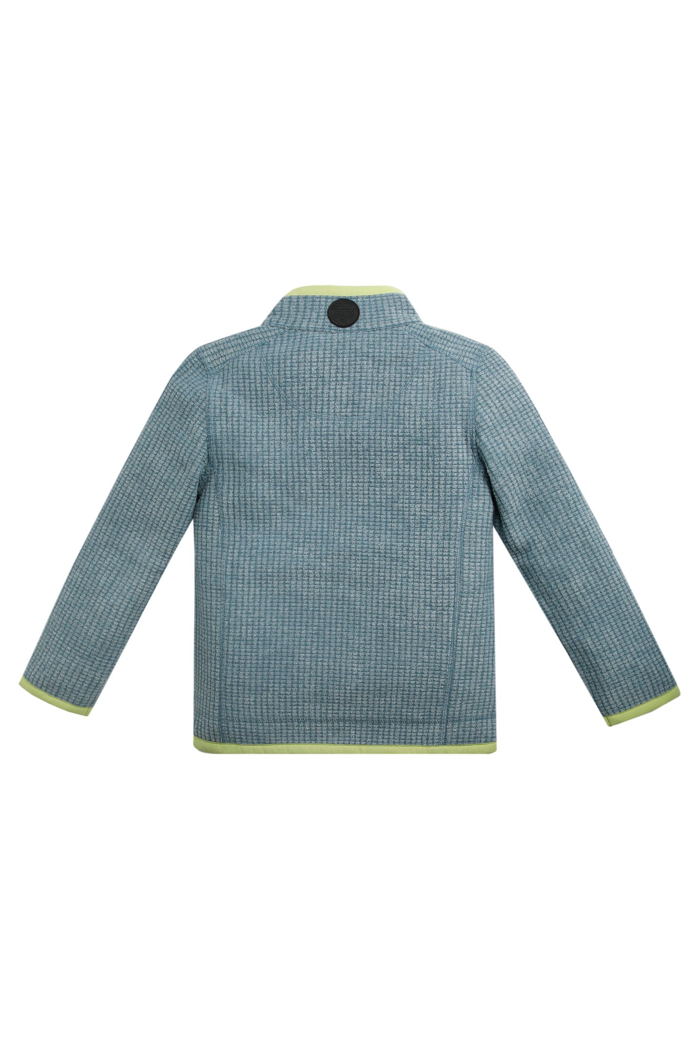 Weird Fish Archie Unisex Kids Eco 1/4 Zip Grid Fleece - Picture 36 of 39