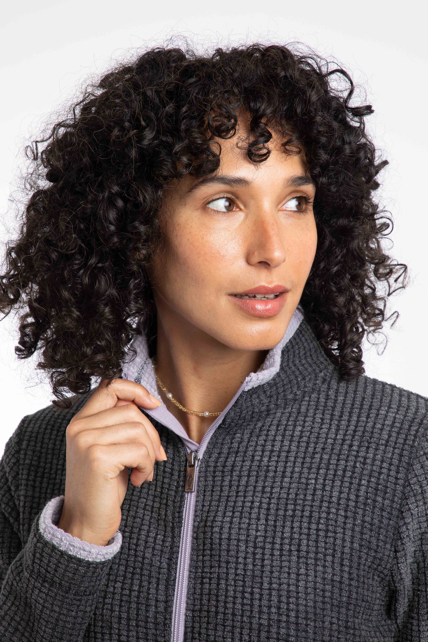 Weird Fish Ariana Eco Full Zip Grid Fleece - Picture 48 of 51