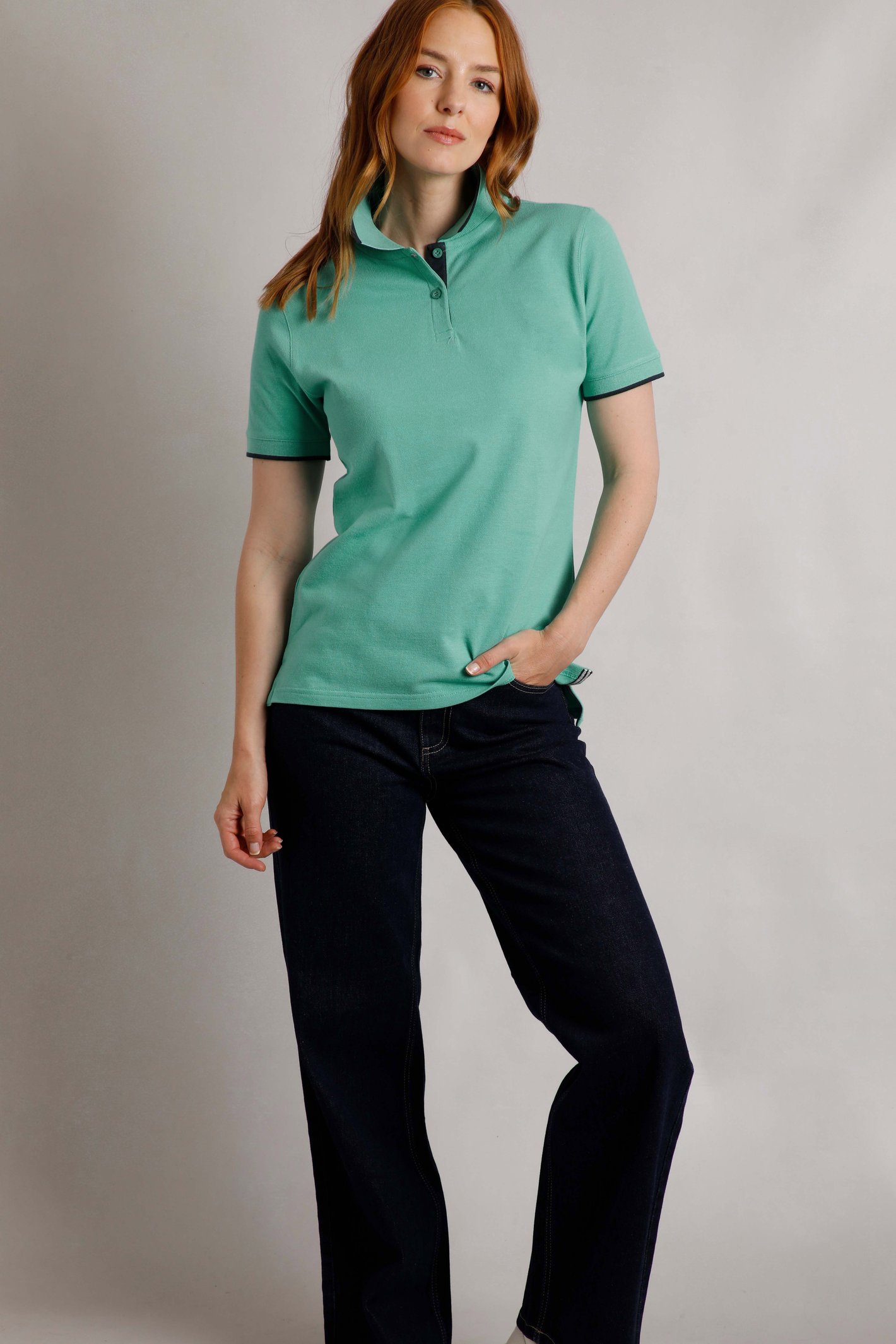 Weird Fish Pammie Organic Cotton Pique Polo Shirt - Picture 9 of 32