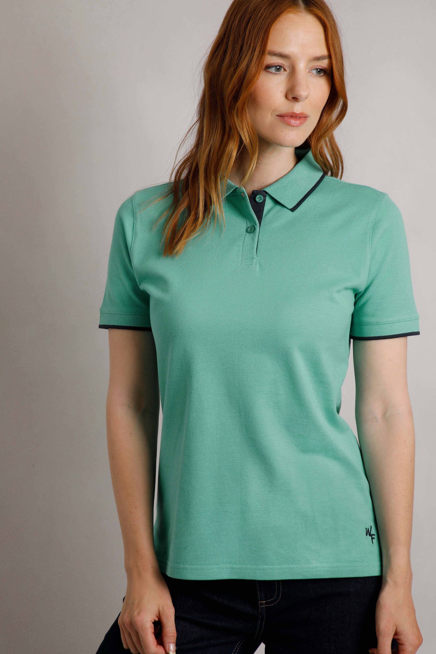 Weird Fish Pammie Organic Cotton Pique Polo Shirt - Picture 12 of 32