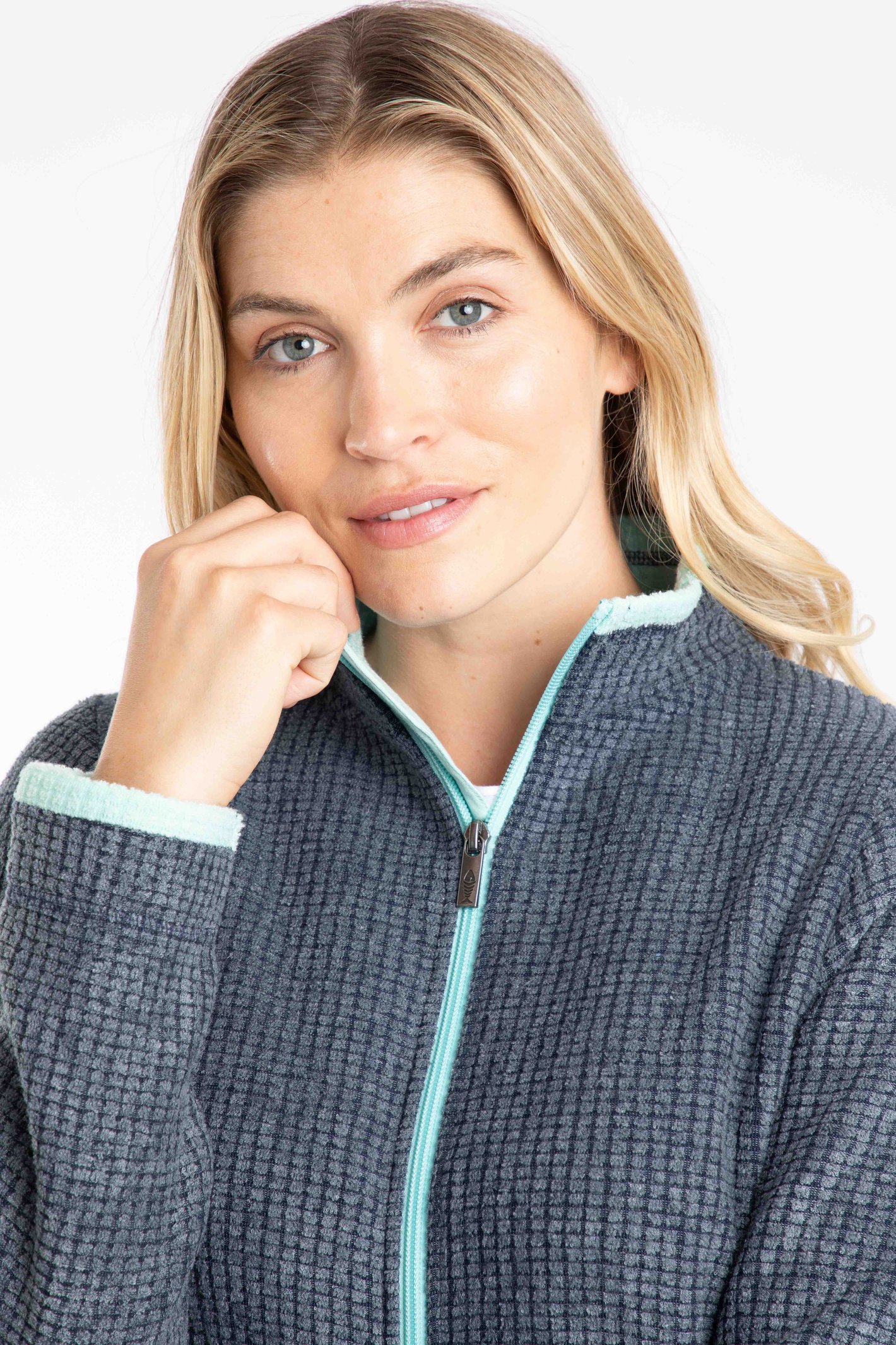 Weird Fish Ariana Eco Full Zip Grid Fleece - Picture 24 of 51