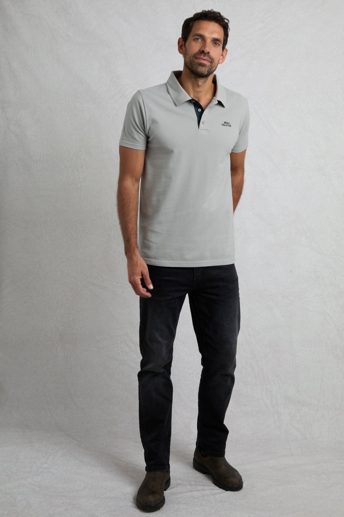 Weird Fish Miles Organic Cotton Pique Polo - Picture 131 of 197