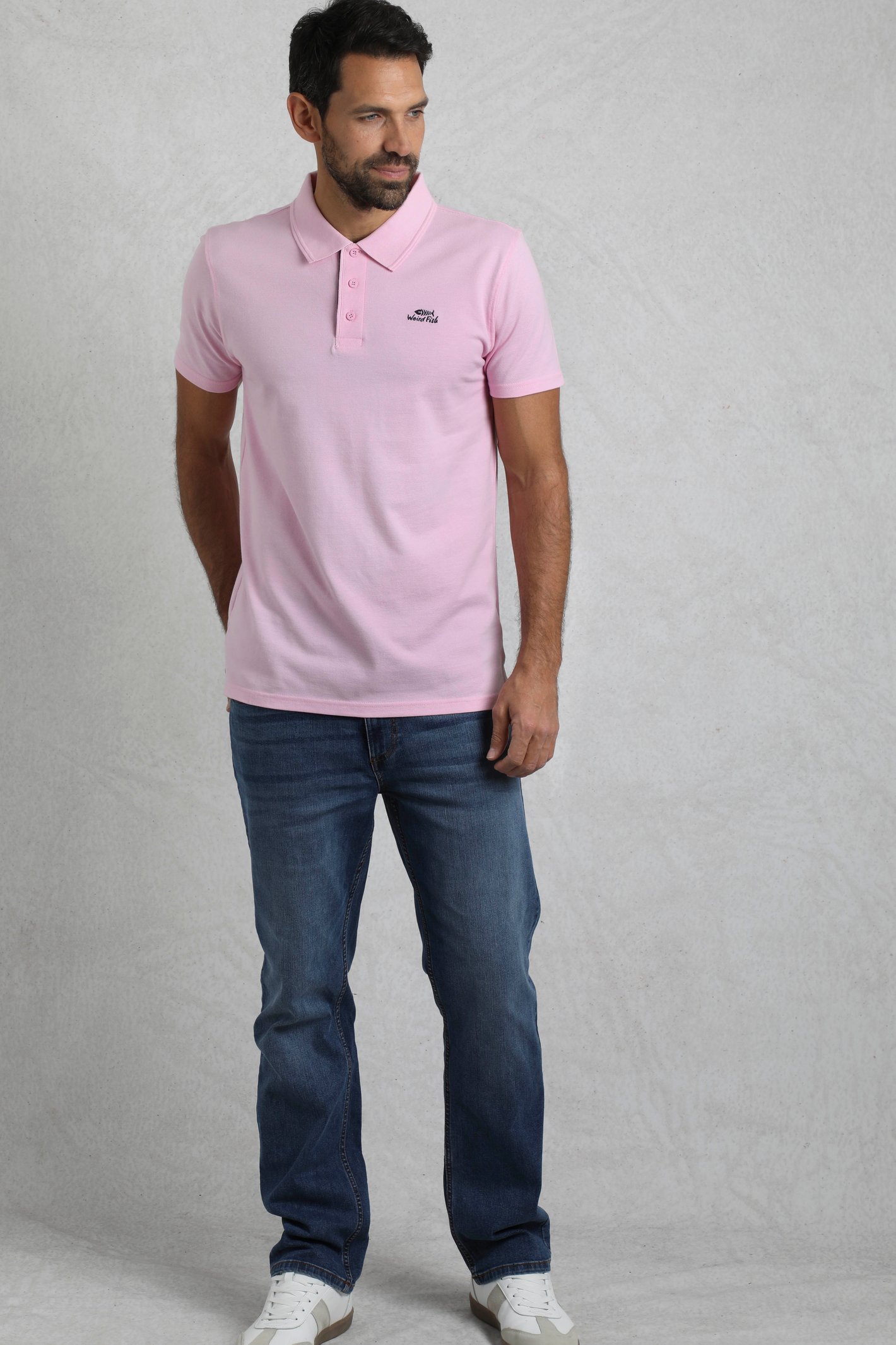 Weird Fish Miles Organic Cotton Pique Polo - Picture 153 of 197