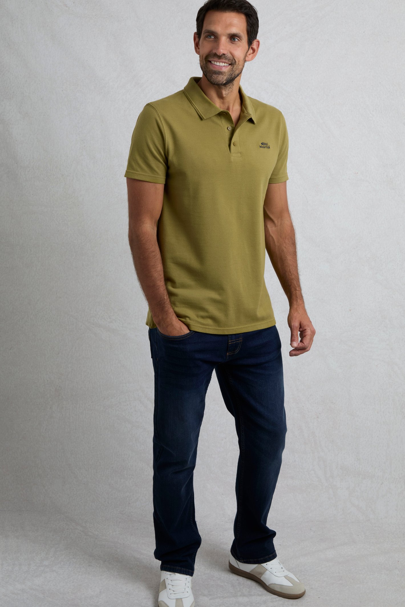 Weird Fish Giles Pique Polo Shirt - Picture 26 of 44