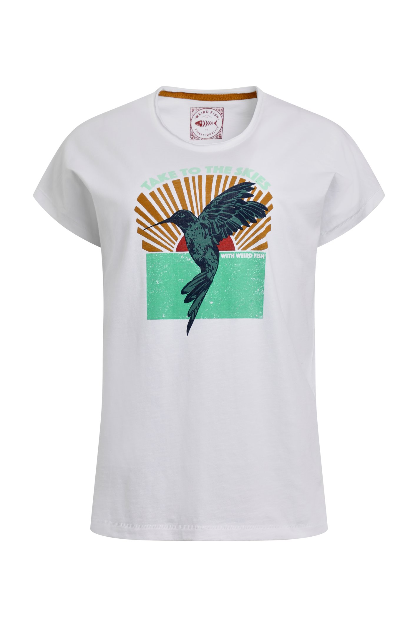 Weird Fish Fly Free Organic Cotton Slub Graphic T-Shirt - Picture 9 of 14