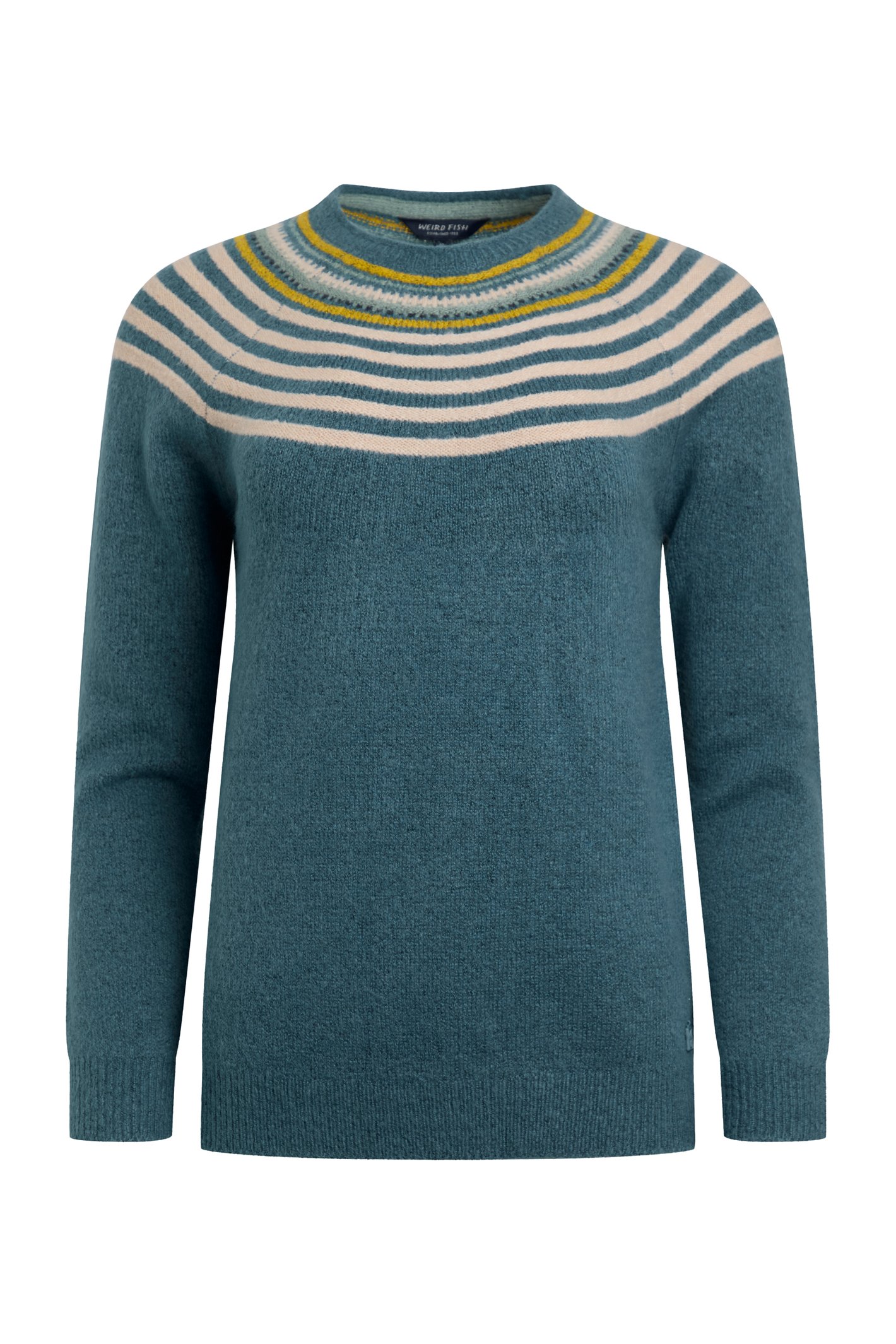 Weird Fish Sinatra Eco Patterned Knit Jumper - Picture 10 of 16