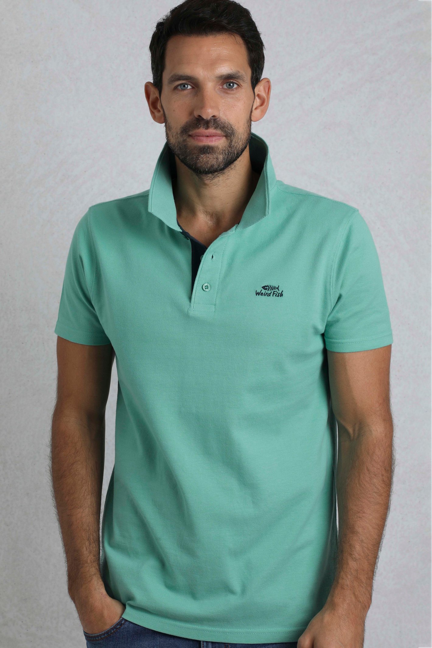Weird Fish Miles Organic Cotton Pique Polo - Picture 21 of 197