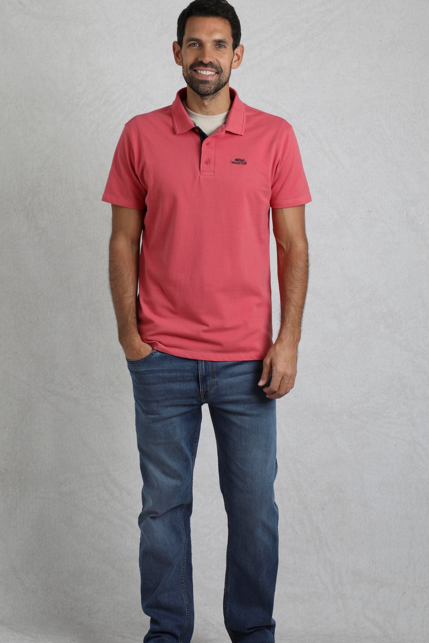 Weird Fish Miles Organic Cotton Pique Polo - Picture 96 of 197