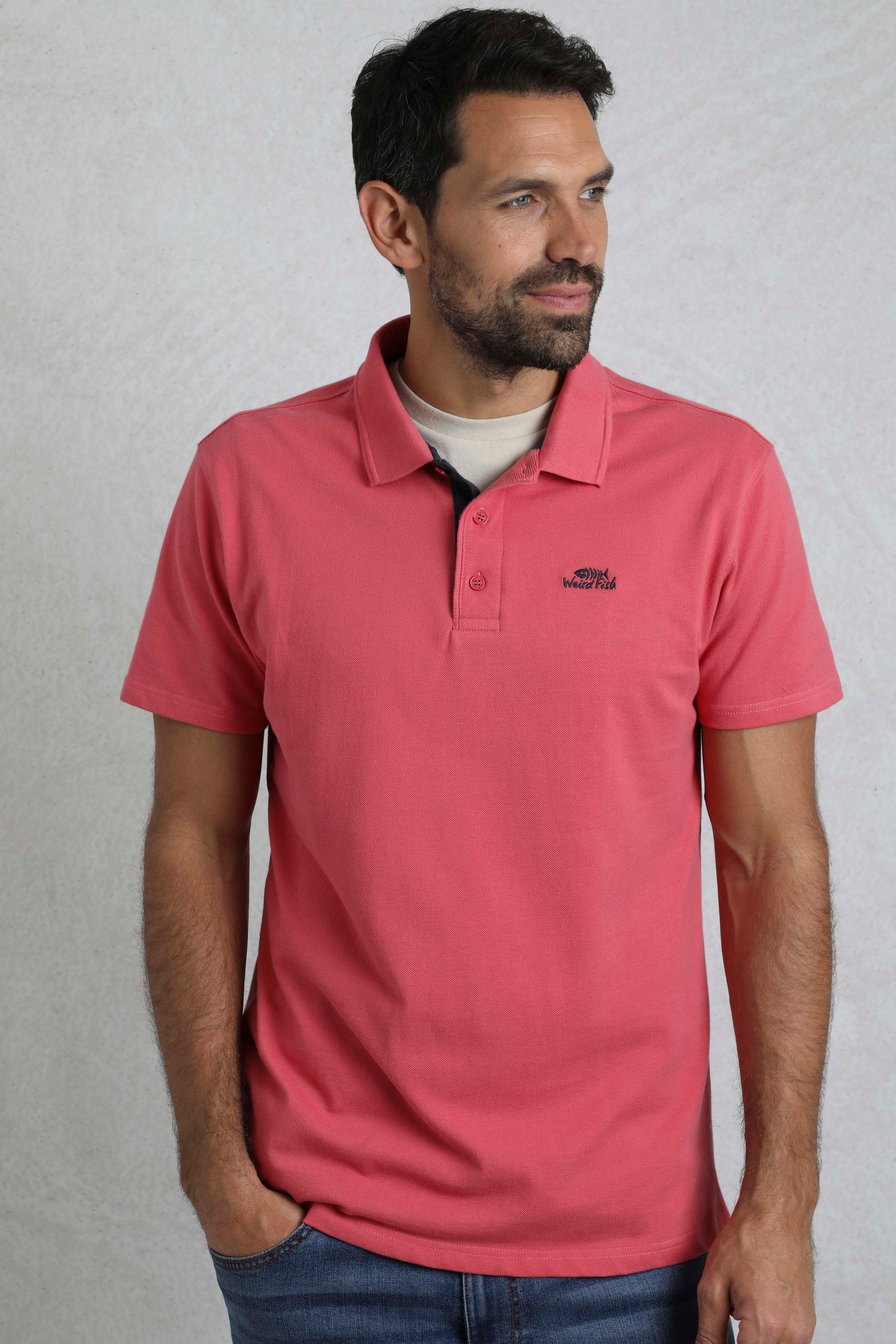 Weird Fish Miles Organic Cotton Pique Polo - Picture 99 of 197