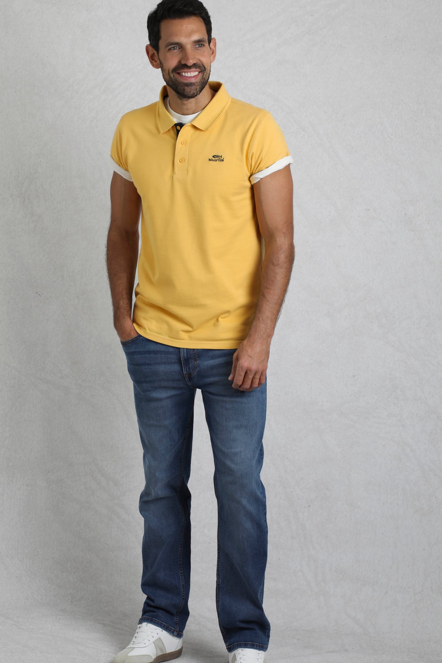 Weird Fish Miles Organic Cotton Pique Polo - Picture 122 of 197