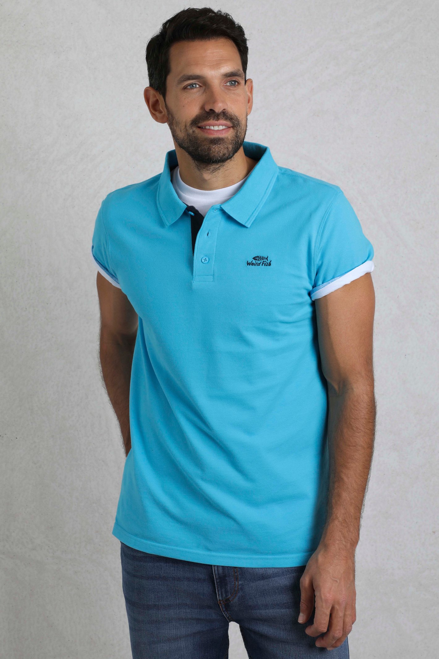 Weird Fish Miles Organic Cotton Pique Polo - Picture 146 of 197