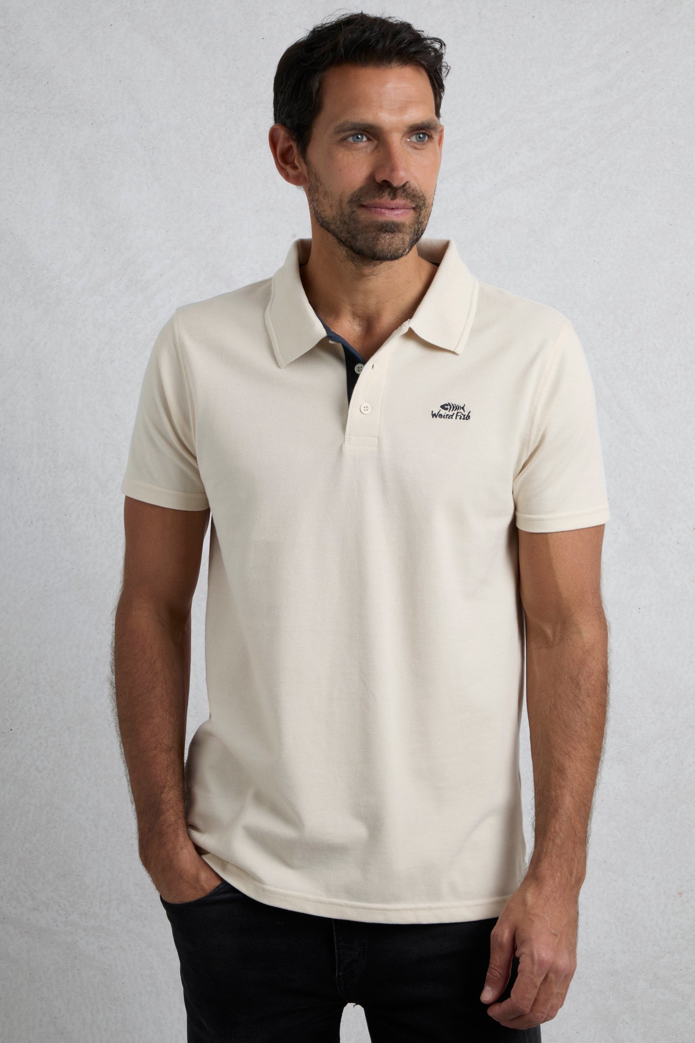 Weird Fish Miles Organic Cotton Pique Polo - Picture 173 of 197
