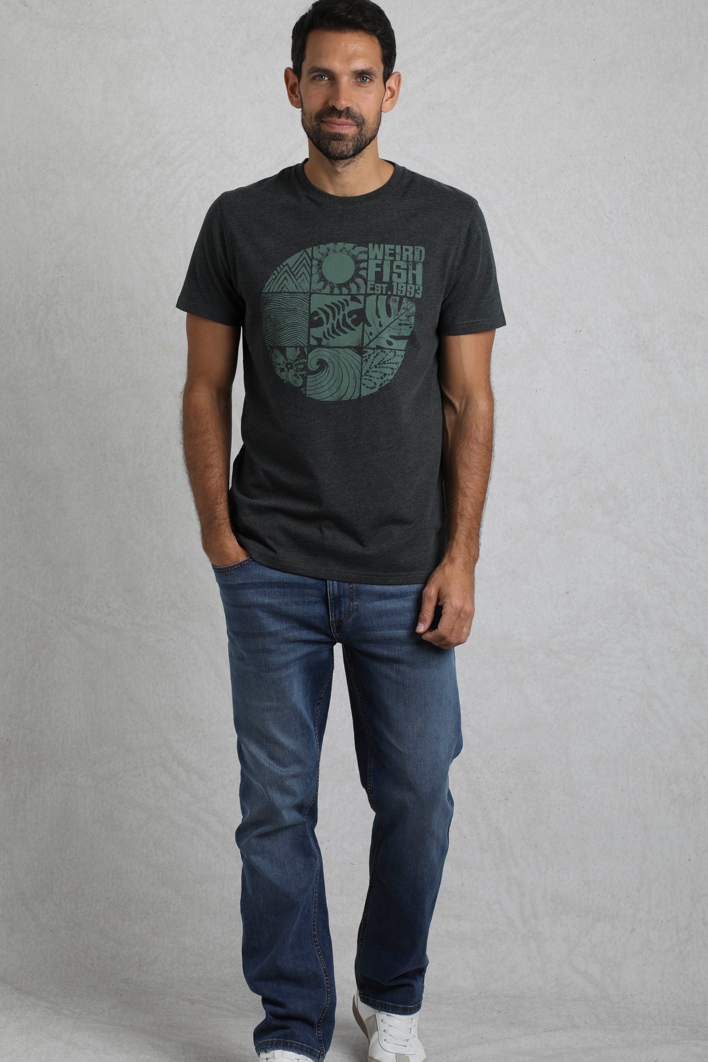 Weird Fish Summer Sector Front Print Eco Graphic T-Shirt - Picture 26 of 39