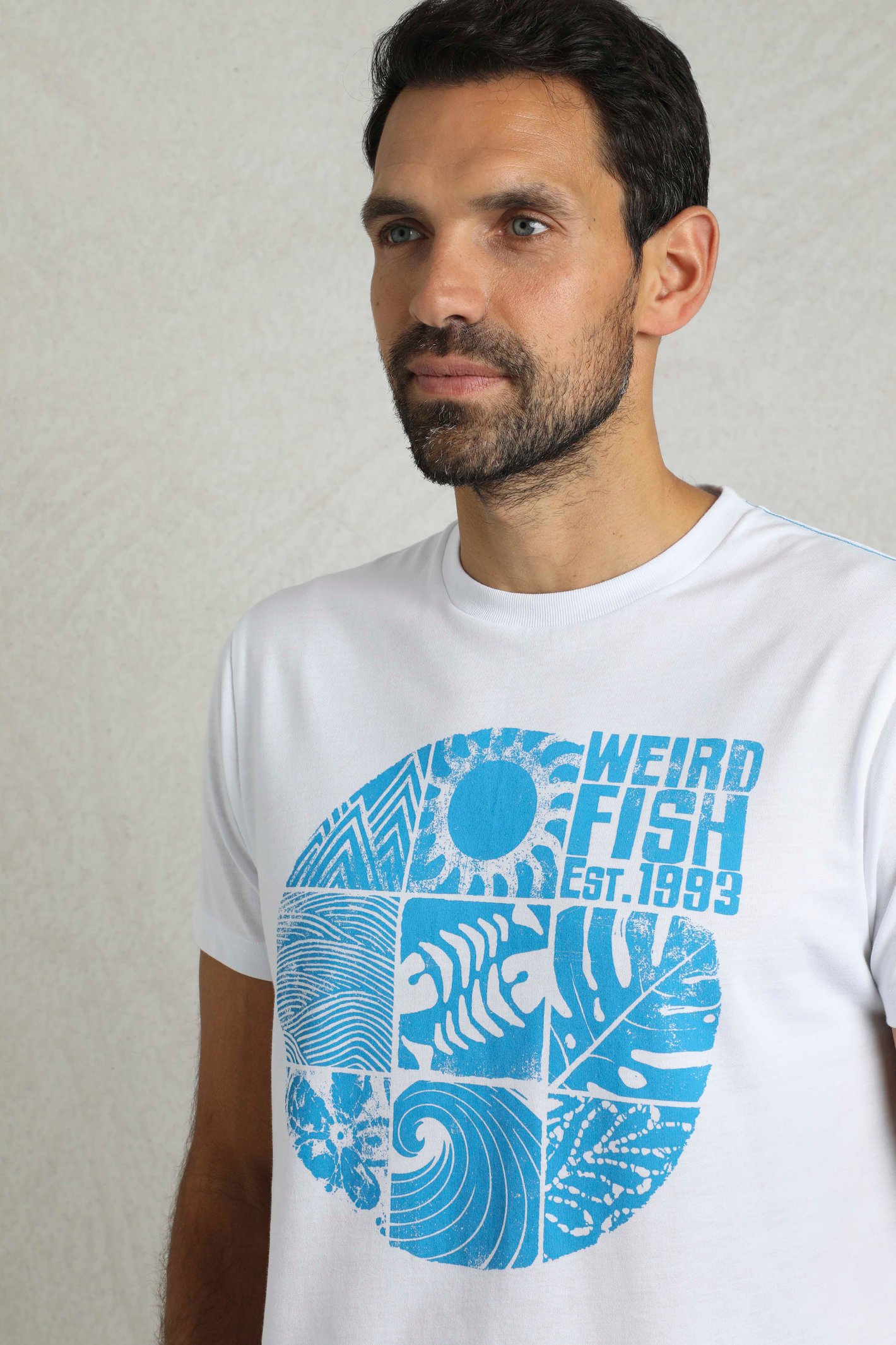 Weird Fish Summer Sector Front Print Eco Graphic T-Shirt - Picture 34 of 39