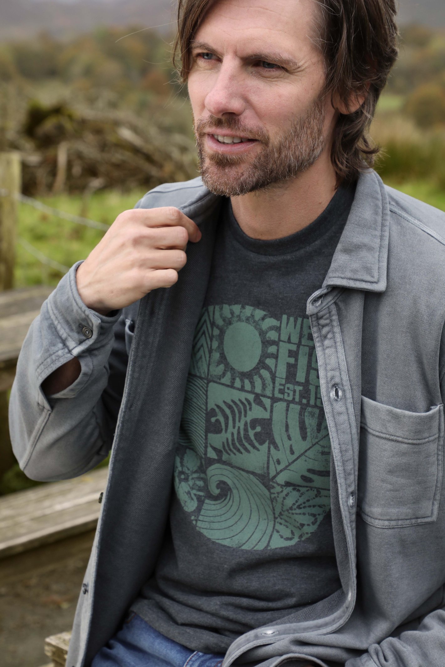 Weird Fish Summer Sector Front Print Eco Graphic T-Shirt - Picture 24 of 39