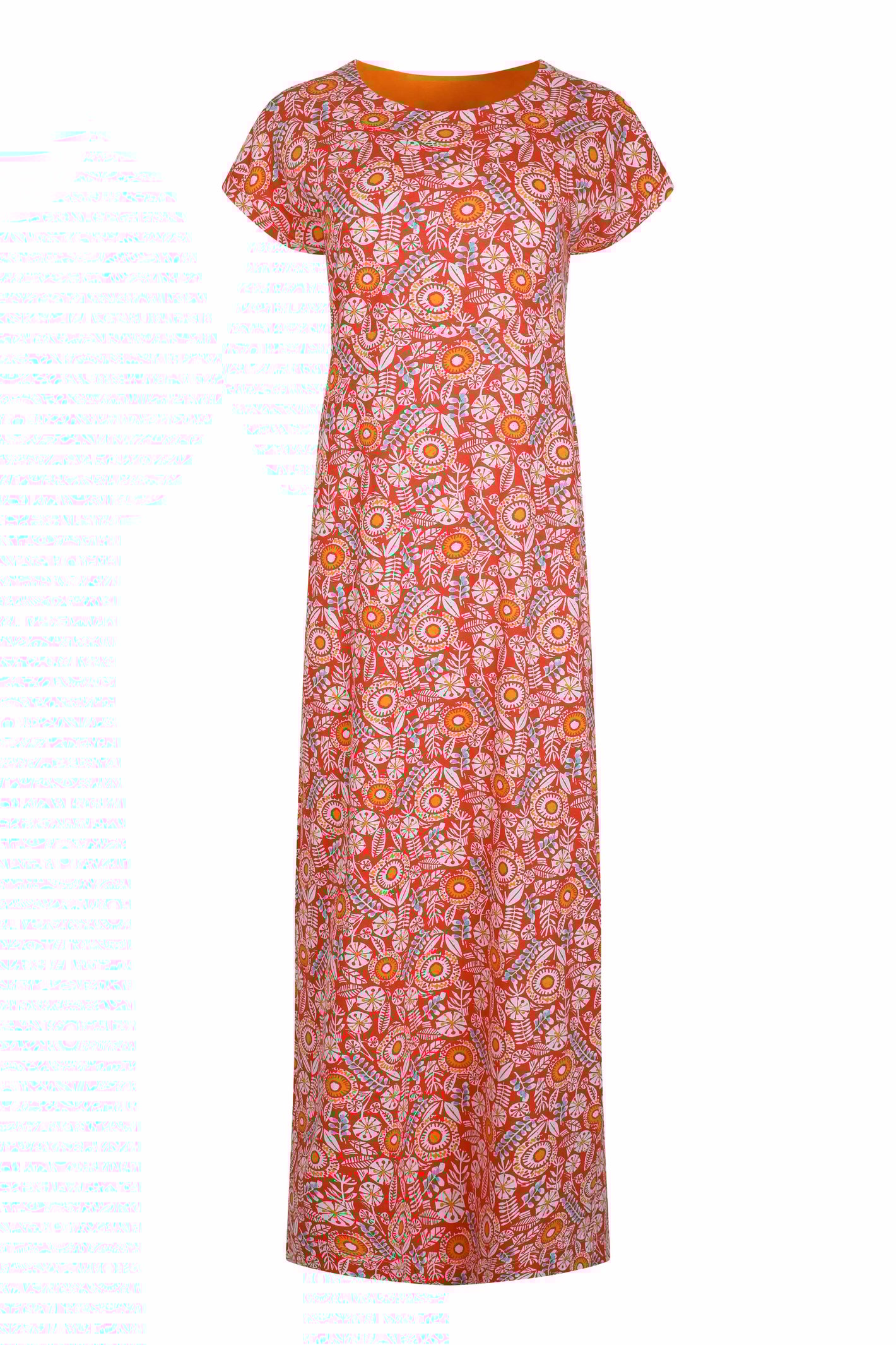 Weird Fish Mirren Organic Cotton Printed Maxi Dress - Picture 9 of 14