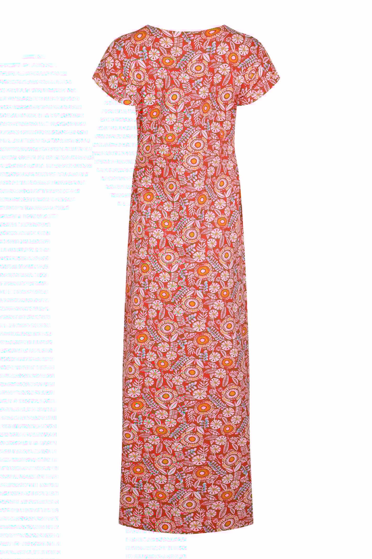 Weird Fish Mirren Organic Cotton Printed Maxi Dress - Picture 13 of 14
