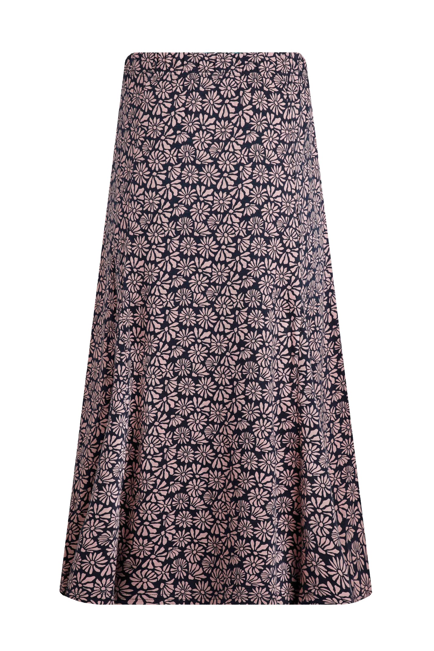 Weird Fish Romaro Printed Jersey Midi Skirt - Picture 13 of 14