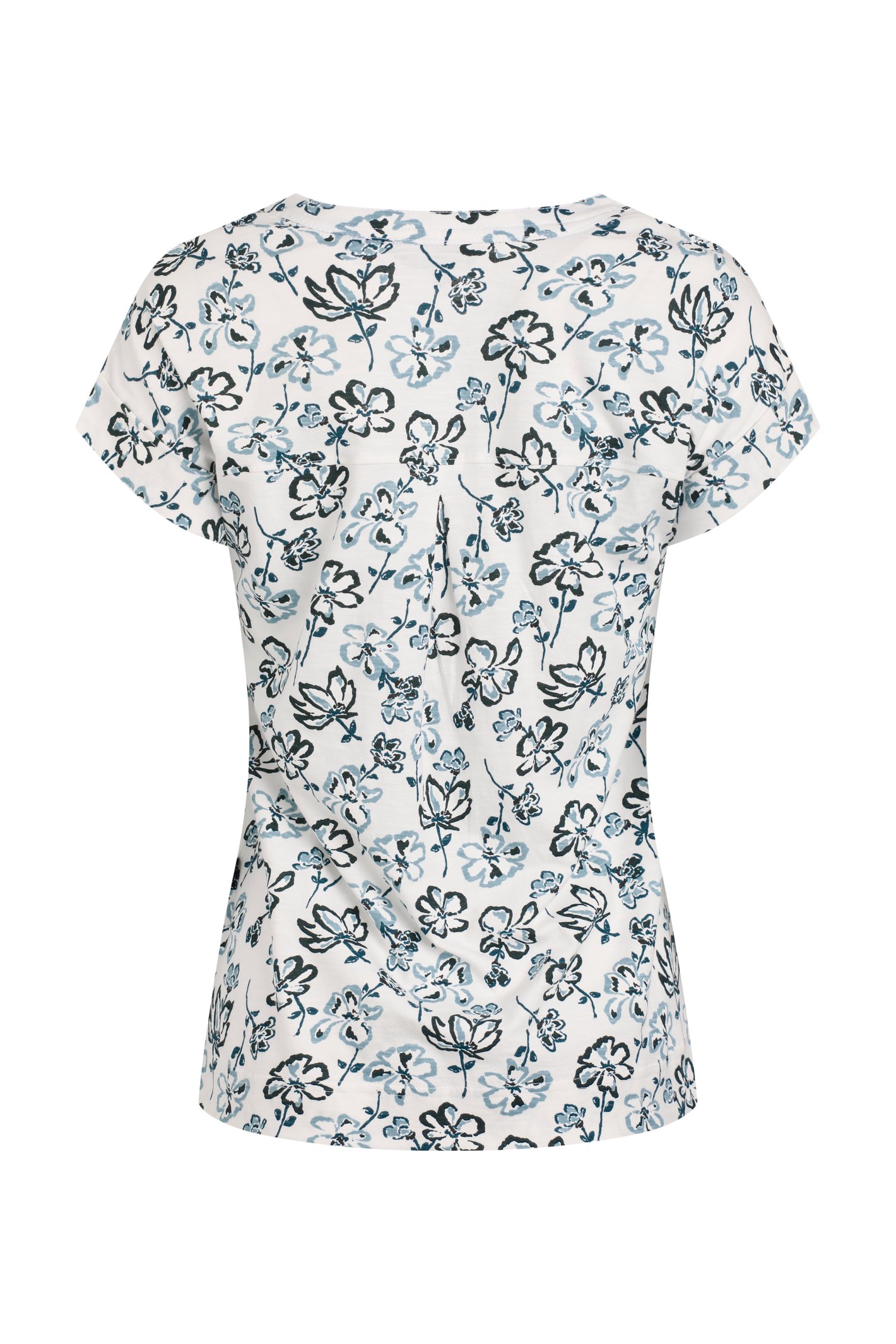 Weird Fish Alia Organic Cotton Printed Jersey Top - Picture 29 of 39