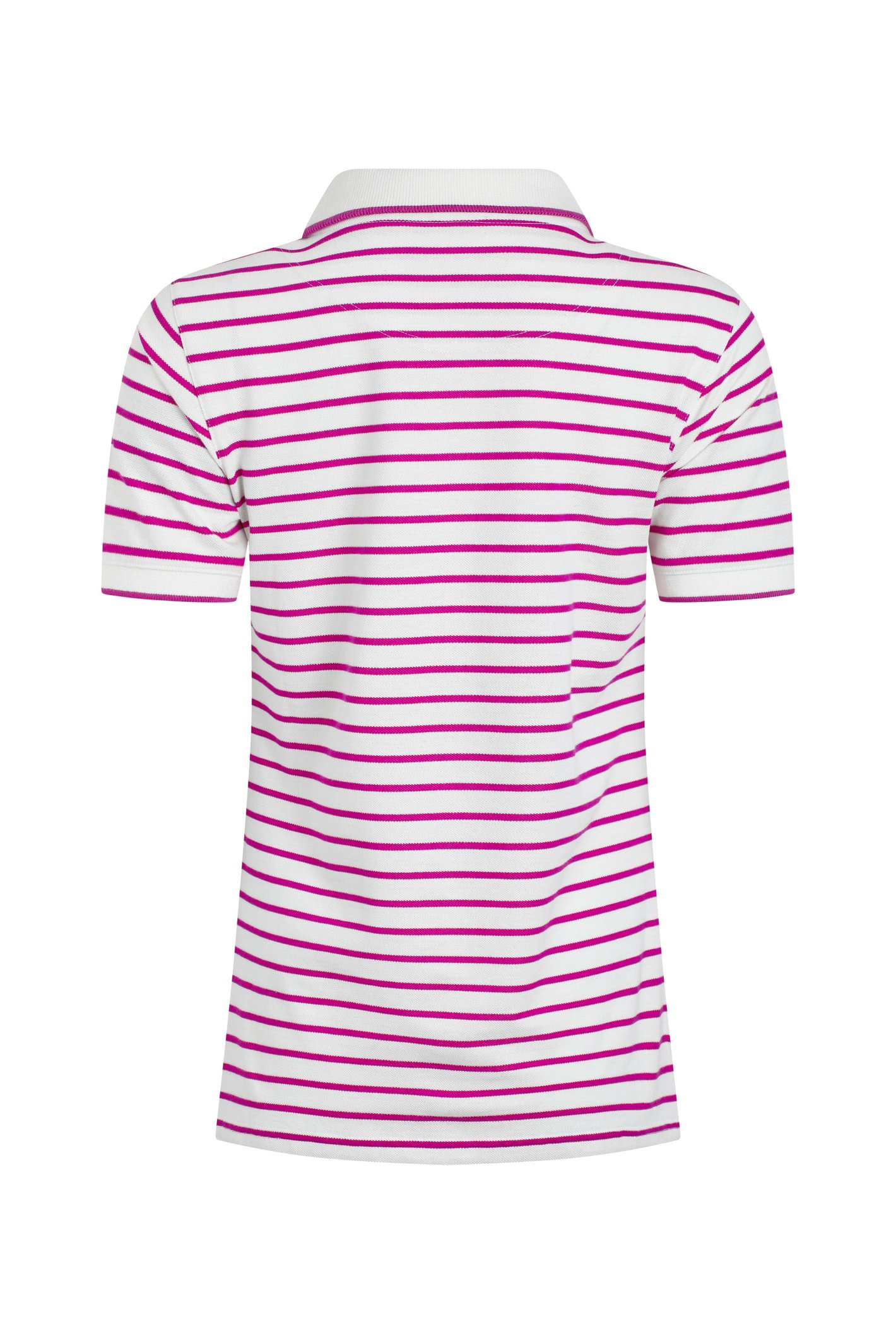 Weird Fish Janely Organic Cotton Striped Pique Polo - Picture 15 of 18