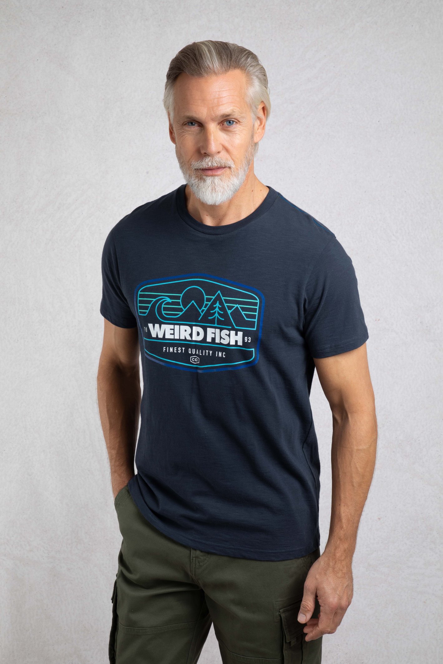 Weird Fish Pacific Eco Front Print Graphic T-Shirt - Picture 12 of 22