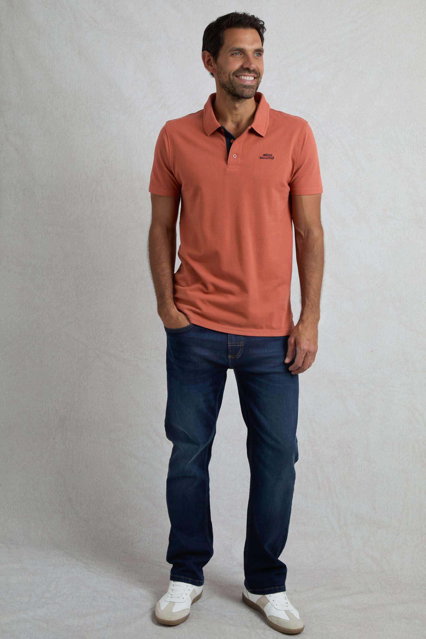 Weird Fish Miles Organic Cotton Pique Polo - Picture 38 of 197