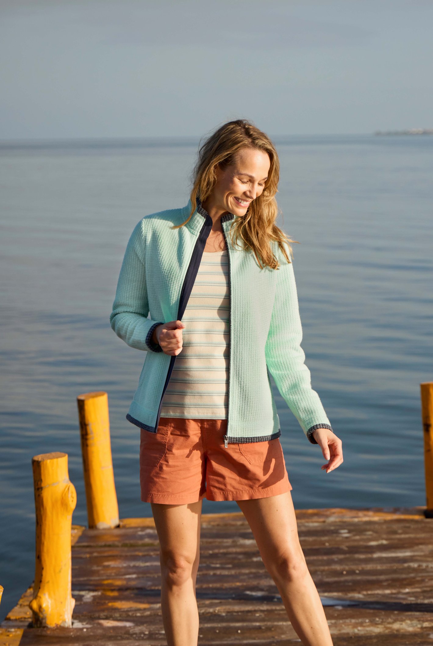 Weird Fish Ariana Eco Full Zip Grid Fleece - Picture 28 of 51