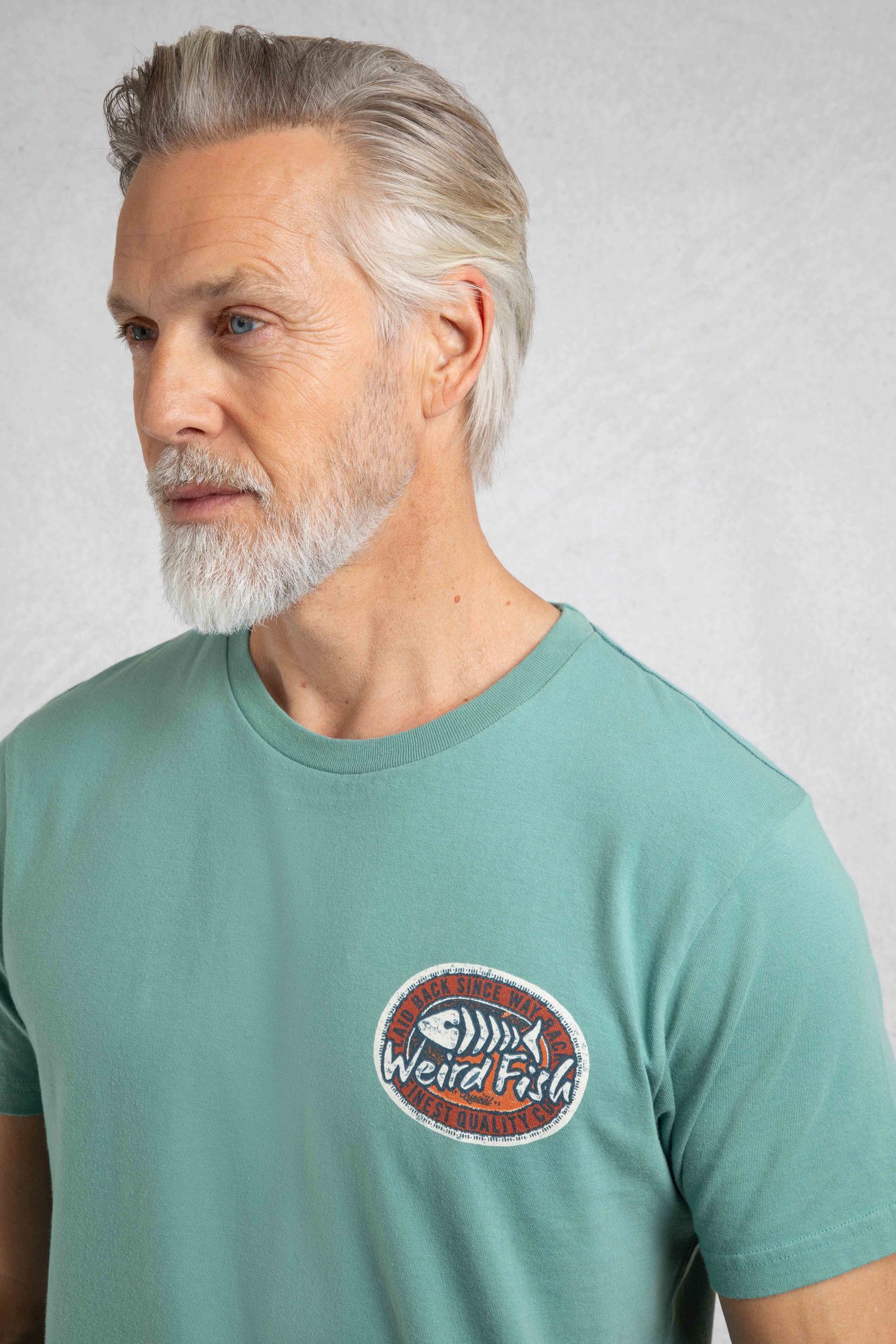 Weird Fish Laid Back Heritage Back Print Grafik T-Shirt - Bild 13 von 16
