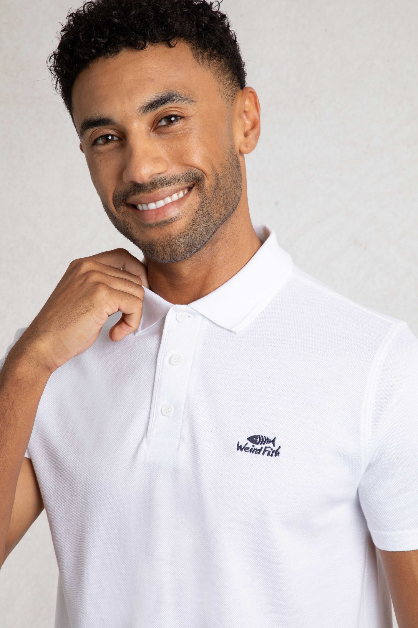 Weird Fish Giles Pique Polo Shirt - Picture 42 of 44