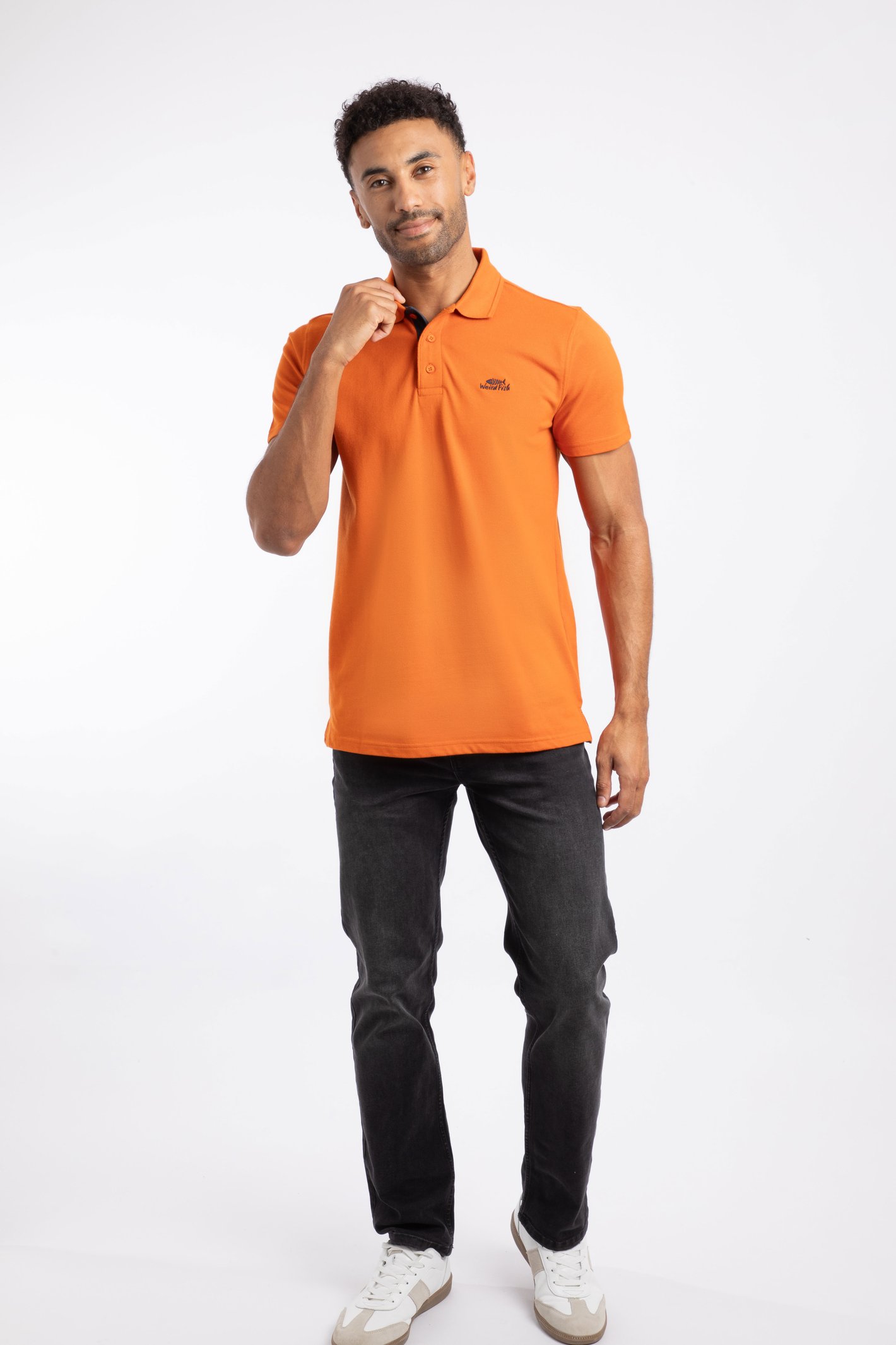 Weird Fish Miles Organic Cotton Pique Polo - Picture 62 of 197