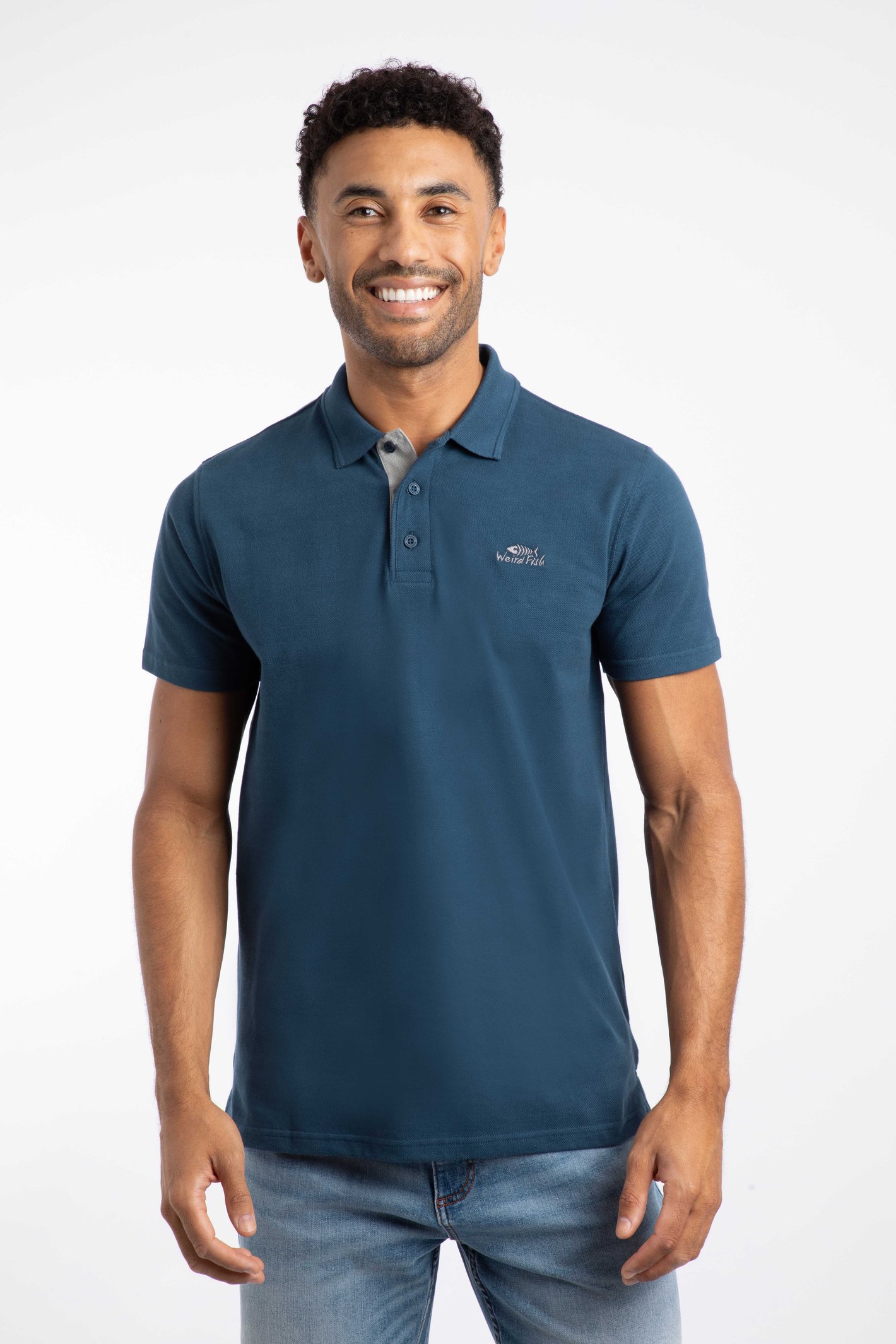 Weird Fish Miles Organic Cotton Pique Polo - Picture 108 of 197