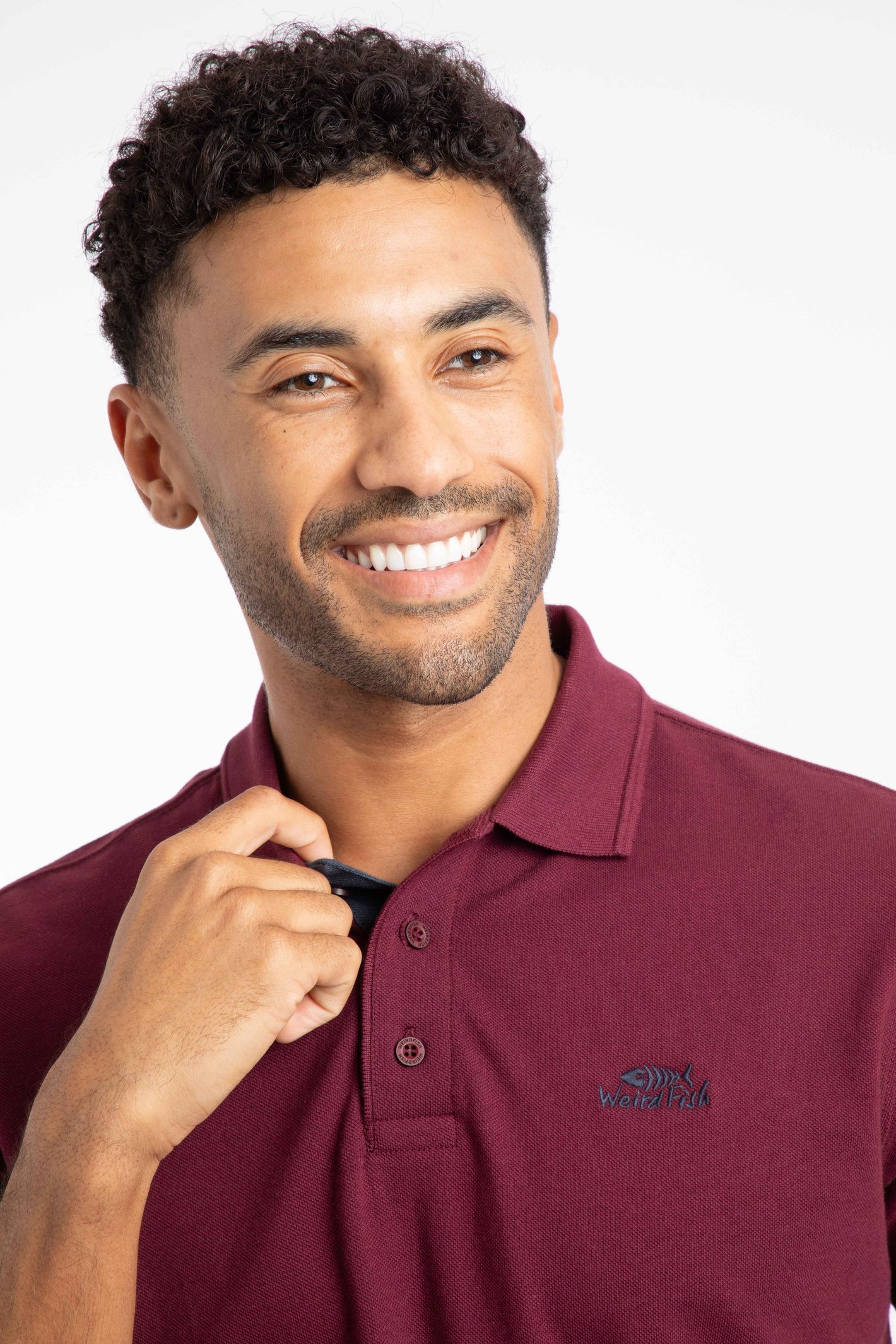 Weird Fish Miles Organic Cotton Pique Polo - Picture 184 of 197