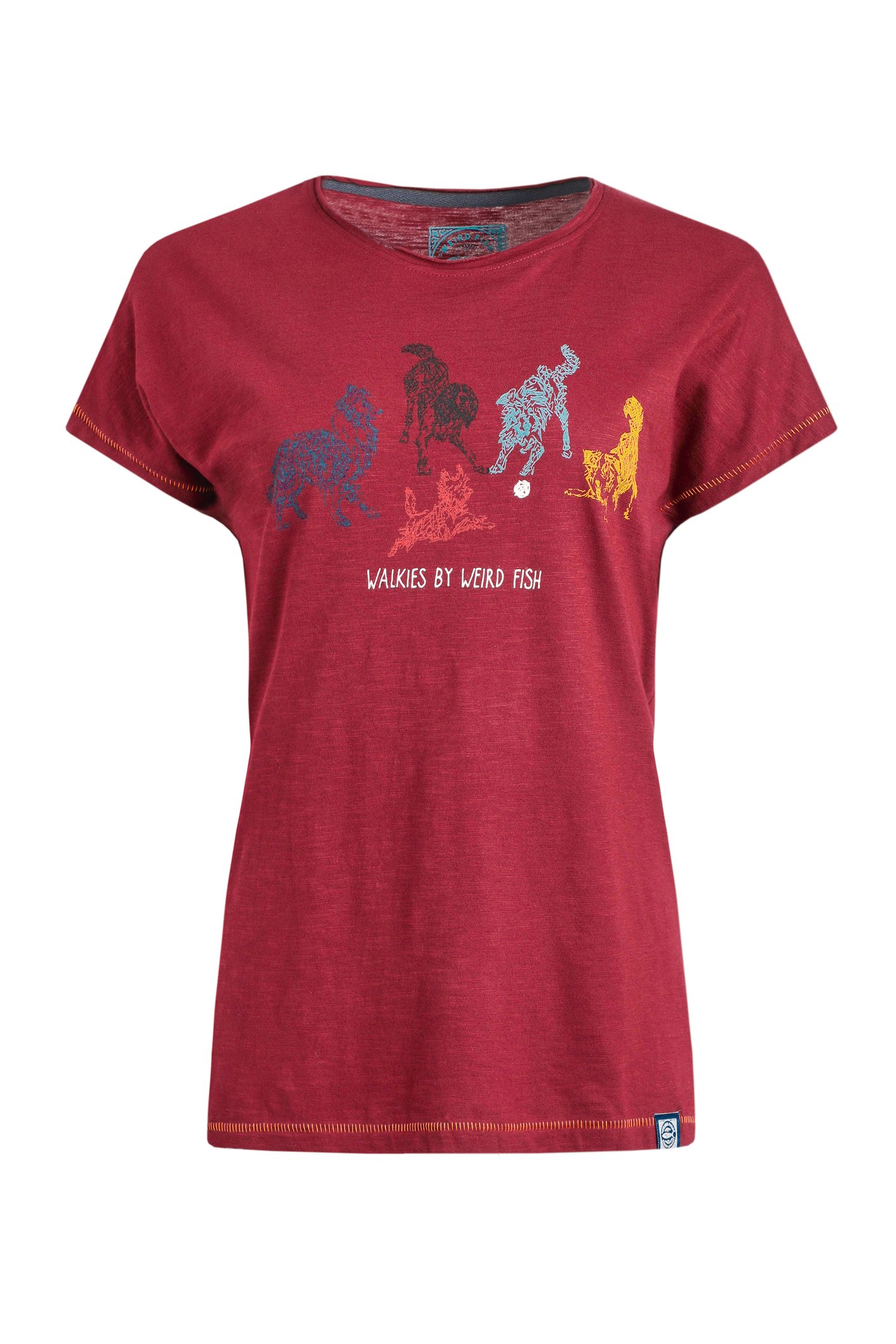 Weird Fish Go Fetch Organic Cotton Graphic T-Shirt - Picture 10 of 24