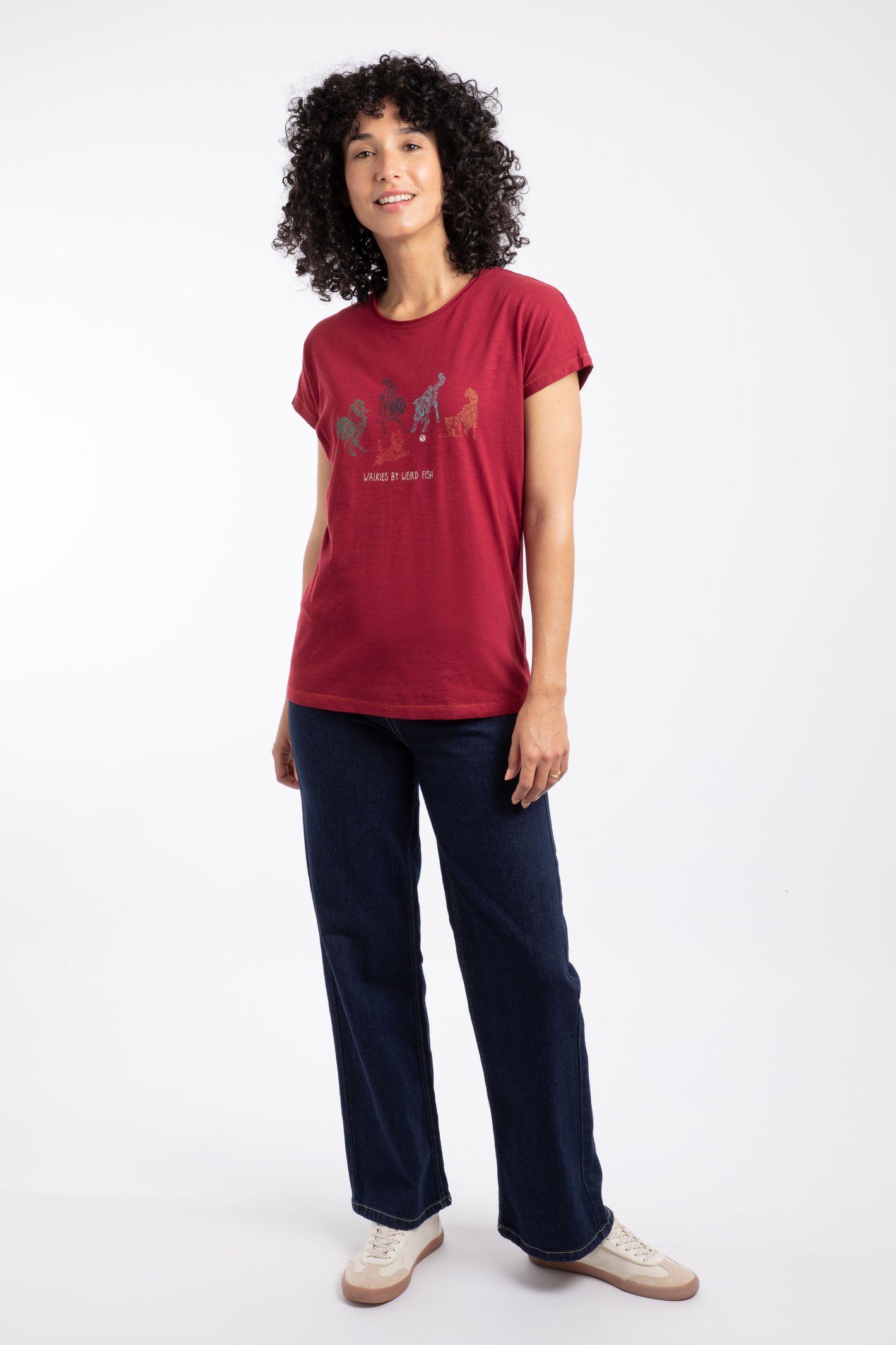 Weird Fish Go Fetch Organic Cotton Graphic T-Shirt - Picture 12 of 24
