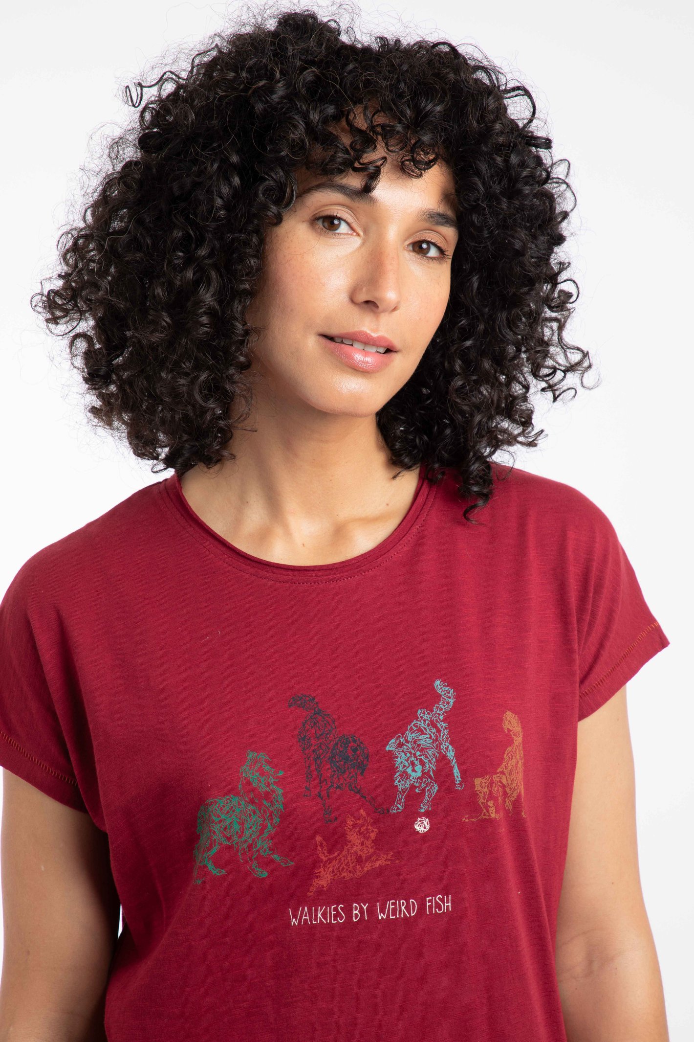 Weird Fish Go Fetch Organic Cotton Graphic T-Shirt - Picture 13 of 24