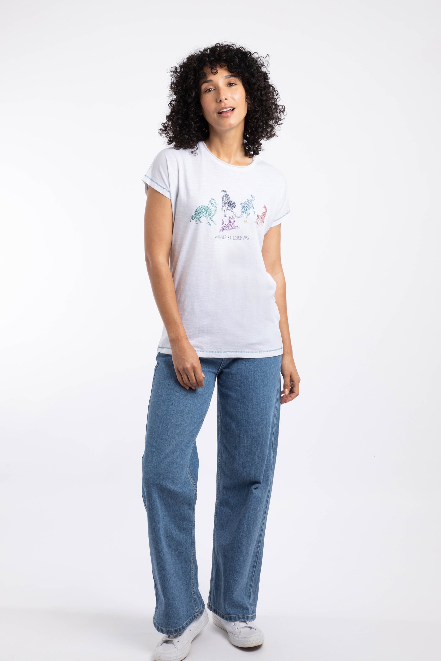 Weird Fish Go Fetch Organic Cotton Graphic T-Shirt - Picture 19 of 24