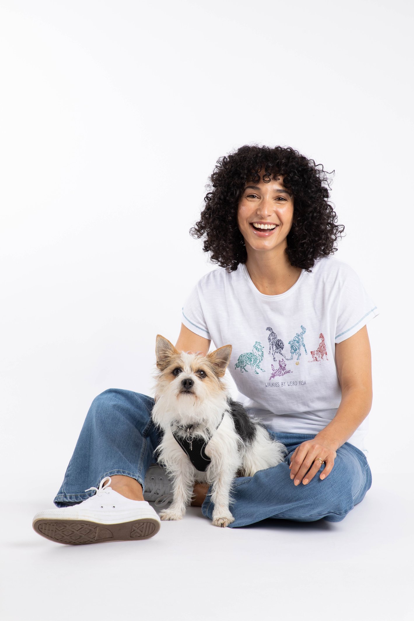 Weird Fish Go Fetch Organic Cotton Graphic T-Shirt - Picture 22 of 24