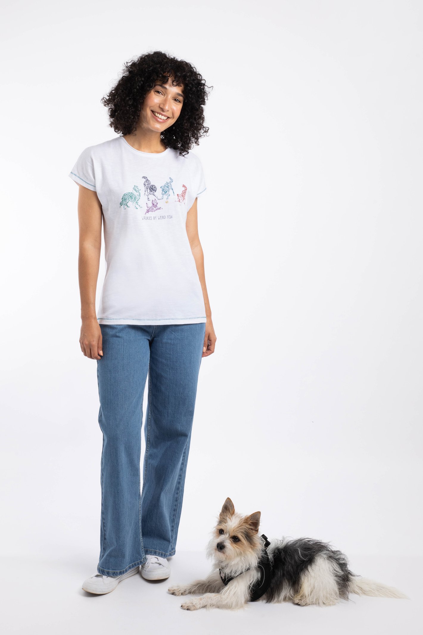 Weird Fish Go Fetch Organic Cotton Graphic T-Shirt - Picture 23 of 24