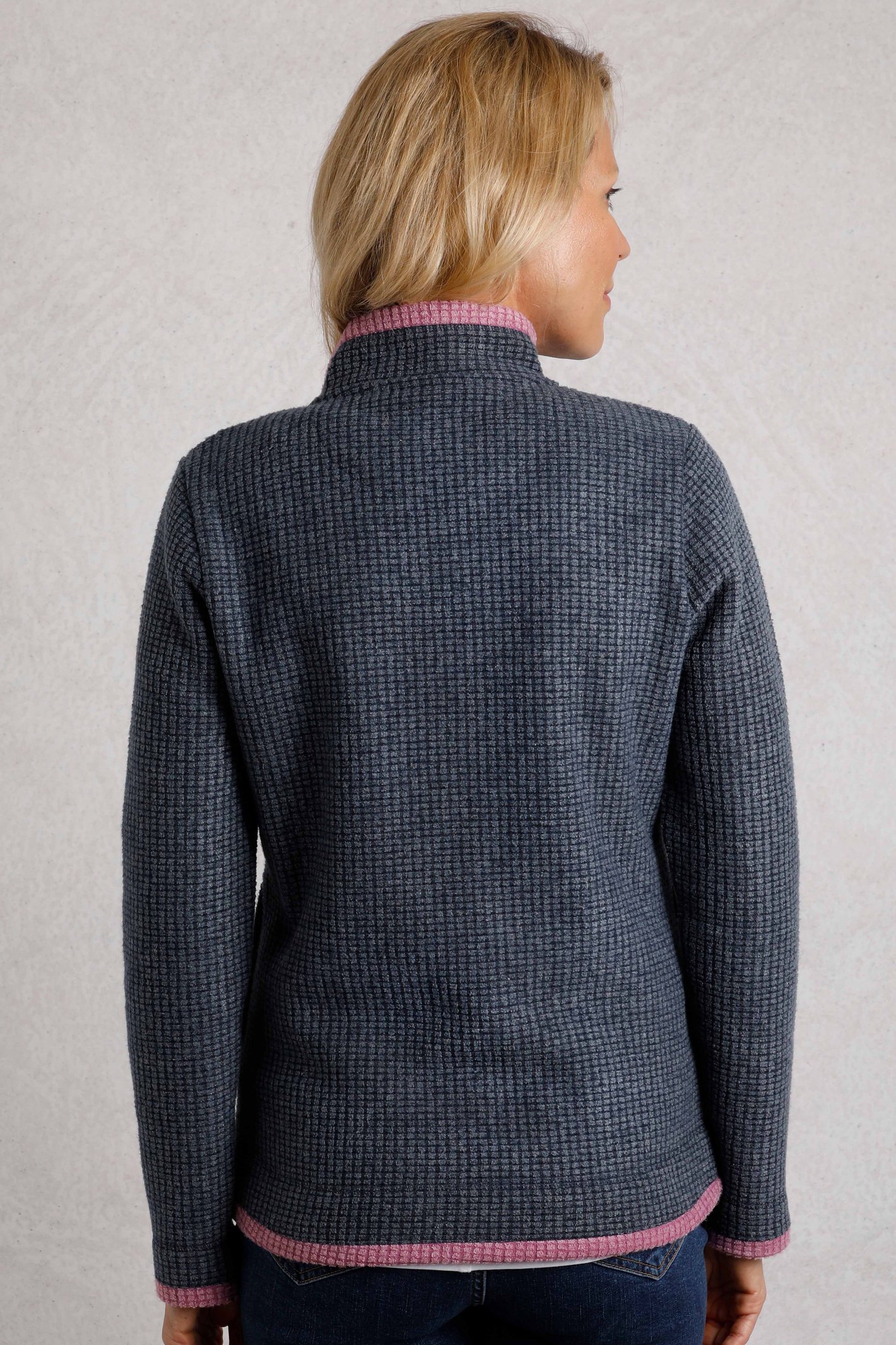 Weird Fish Ariana Eco Full Zip Grid Fleece - Picture 14 of 51