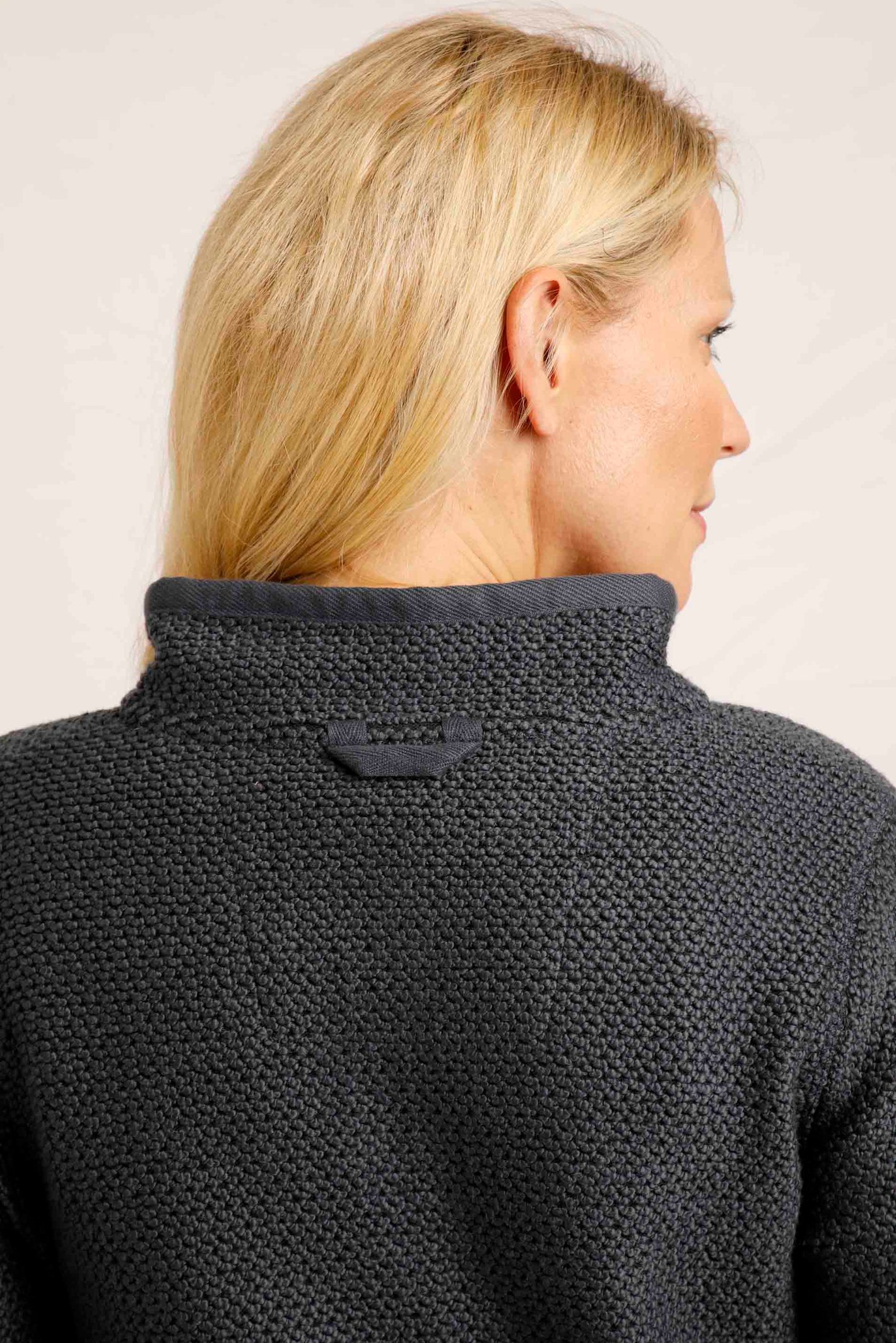 Weird Fish Aria 1/4 Zip Eco Macaroni Sweatshirt - Picture 20 of 22