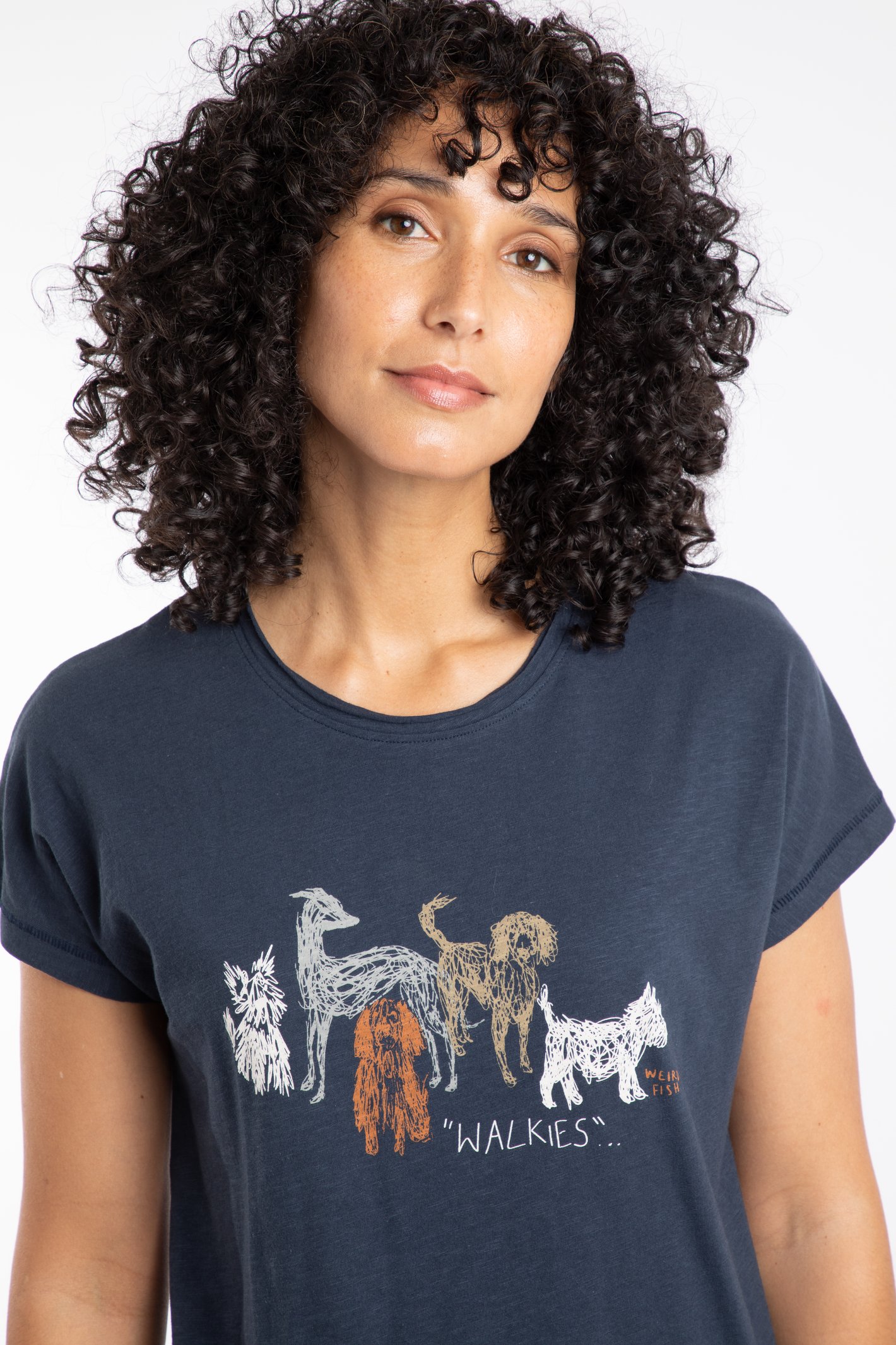 Weird Fish Walkies Organic Cotton Slub T-Shirt - Picture 13 of 15