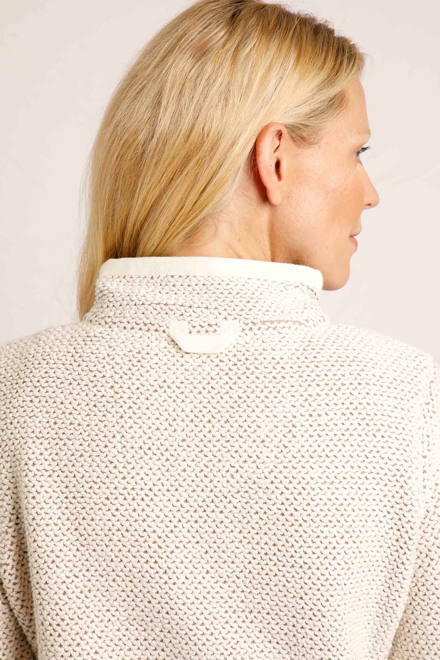 Weird Fish Aria 1/4 Zip Eco Macaroni Sweatshirt - Picture 11 of 22
