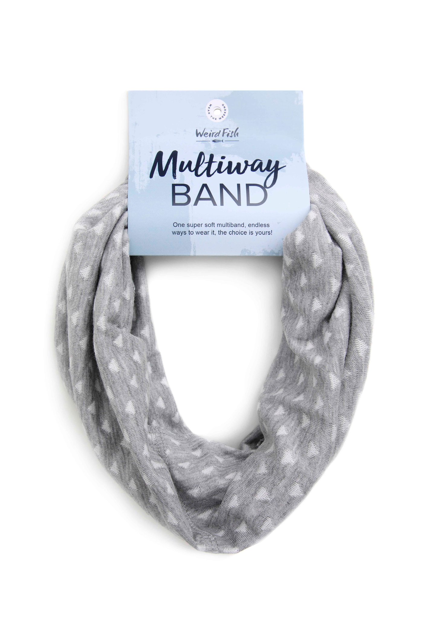 Weird Fish Bleu Reversible Multiway Band  Grey Size ONE