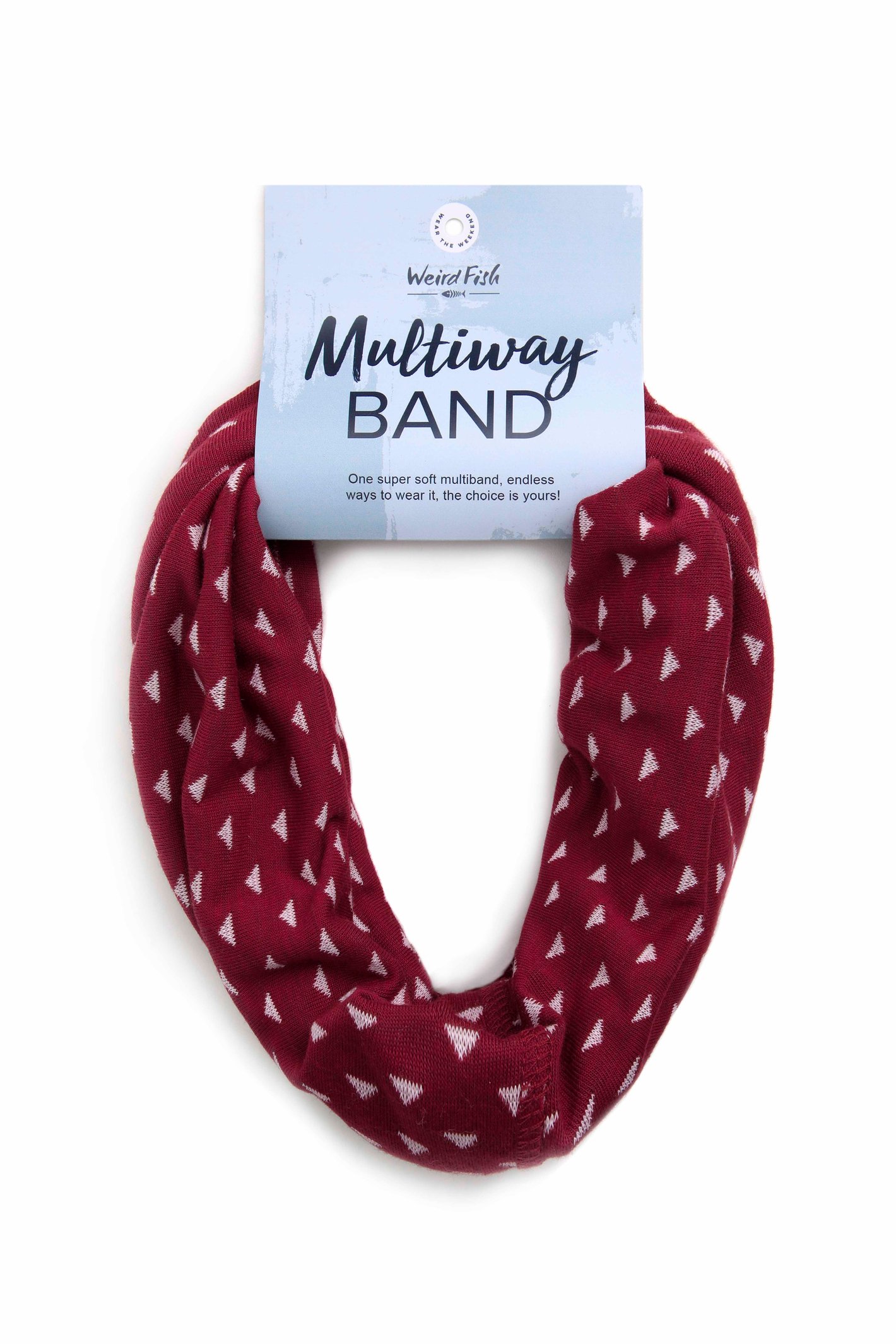 Weird Fish Bleu Reversible Multiway Band  Rouge Red Size ONE