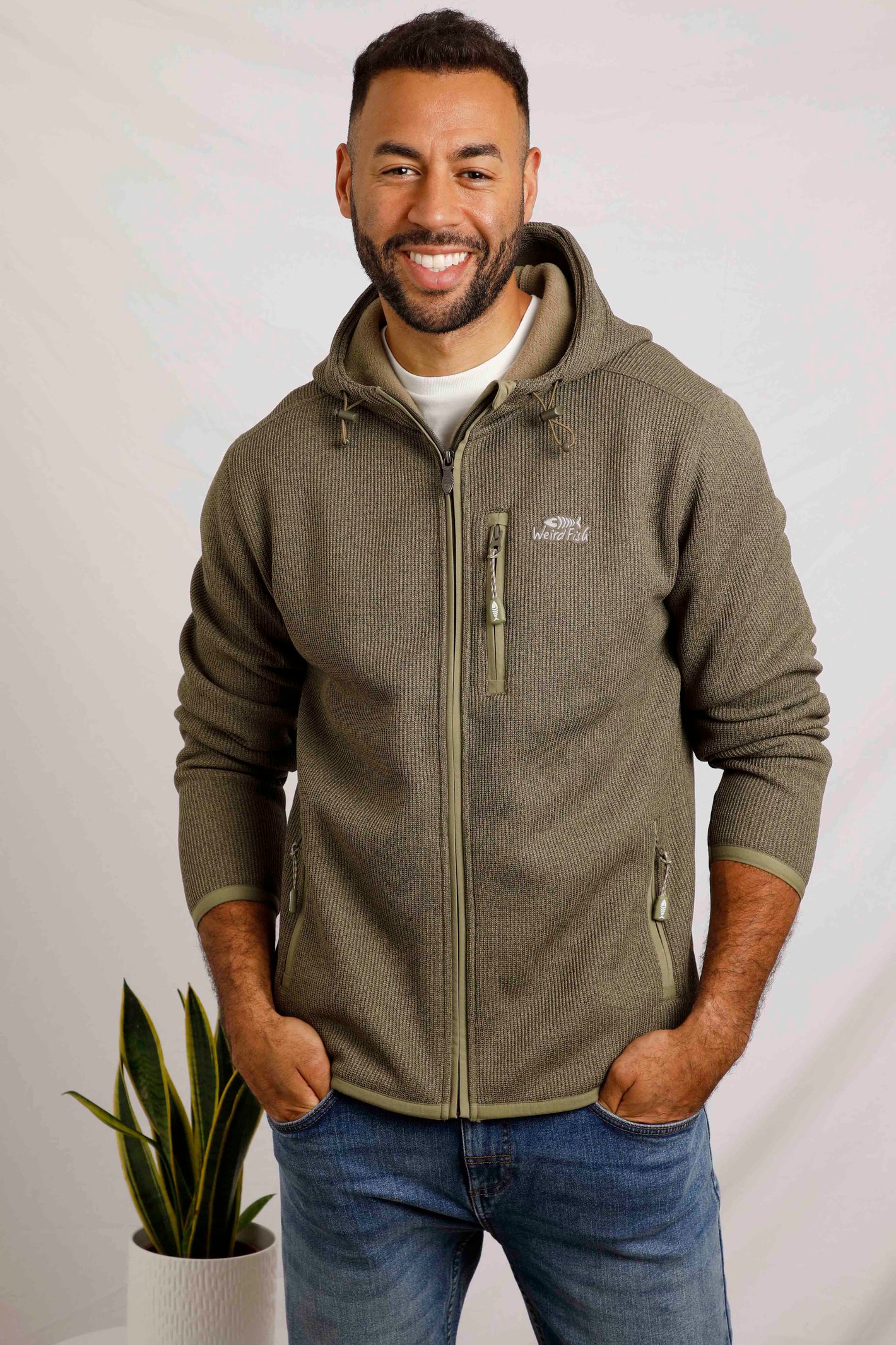 Weird fish mens on sale fleece