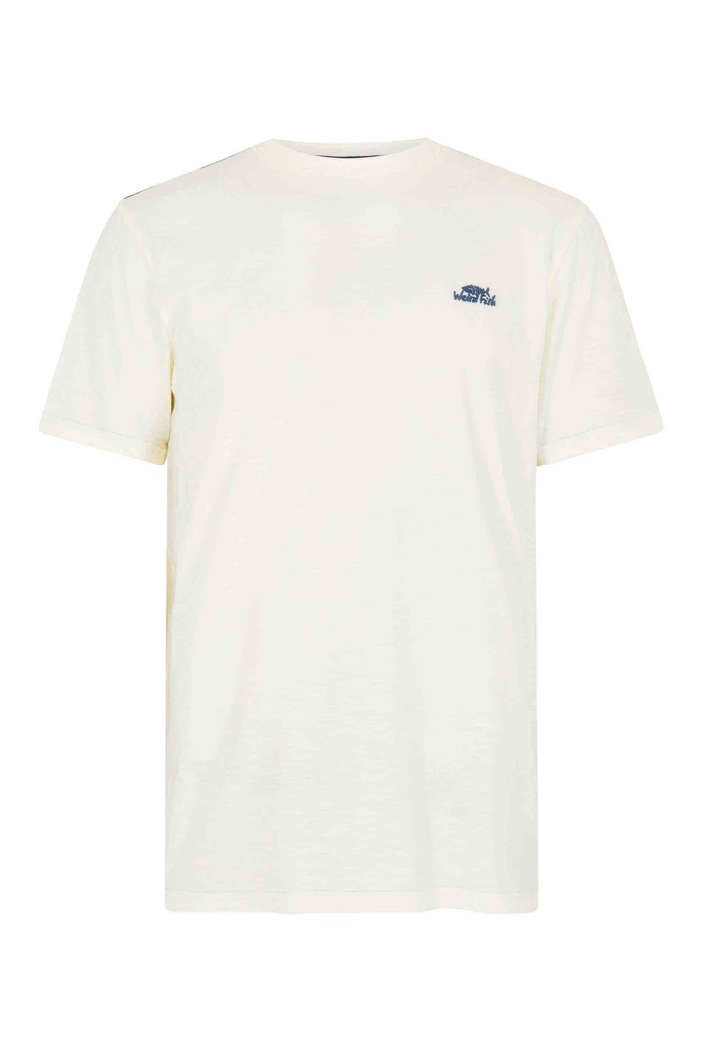 Weird Fish Fished Organic Cotton T-Shirt Dusty White Size 3XL