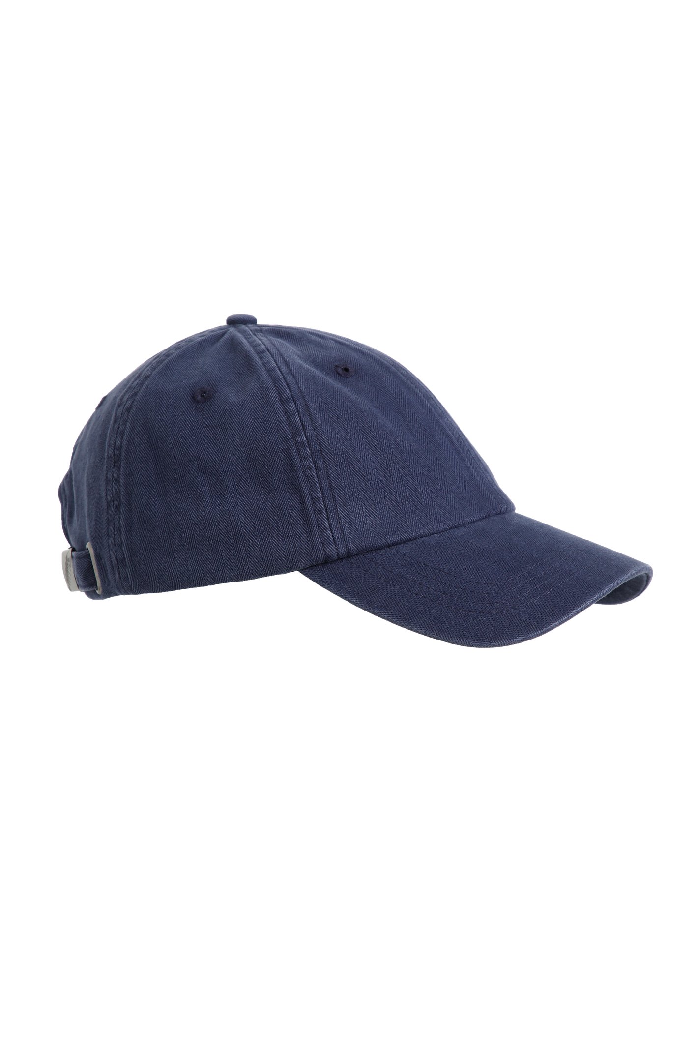 Weird Fish Scarfell Unisex Washed Branded Cap Navy