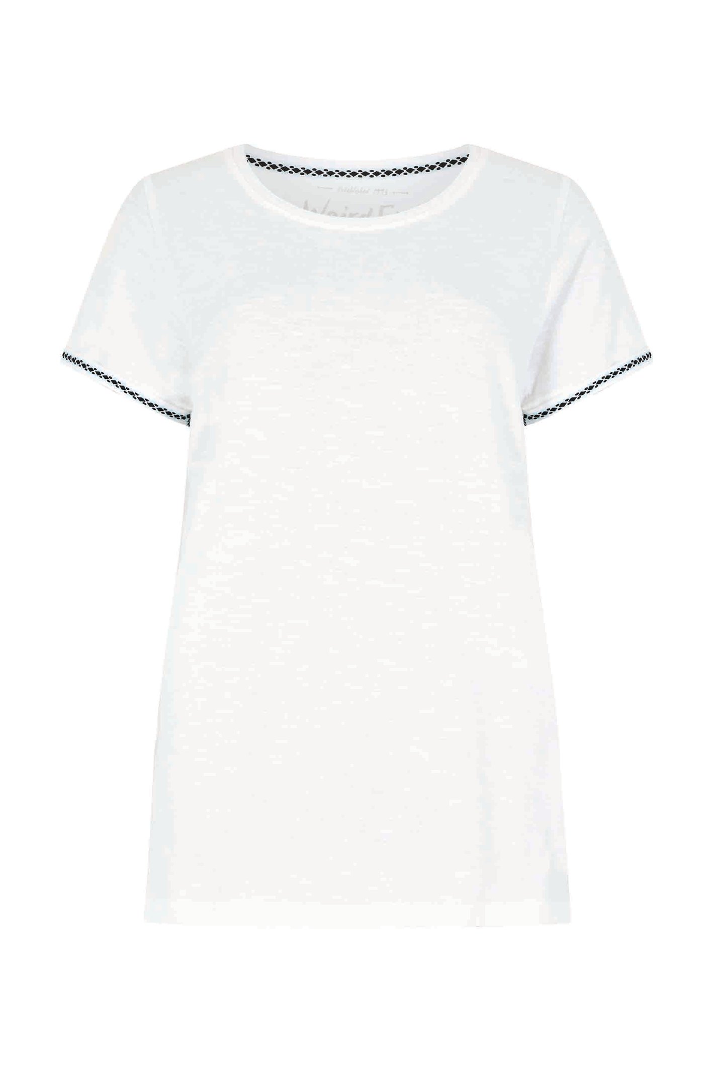 Weird Fish Teya Organic Cotton T-Shirt White Size 12