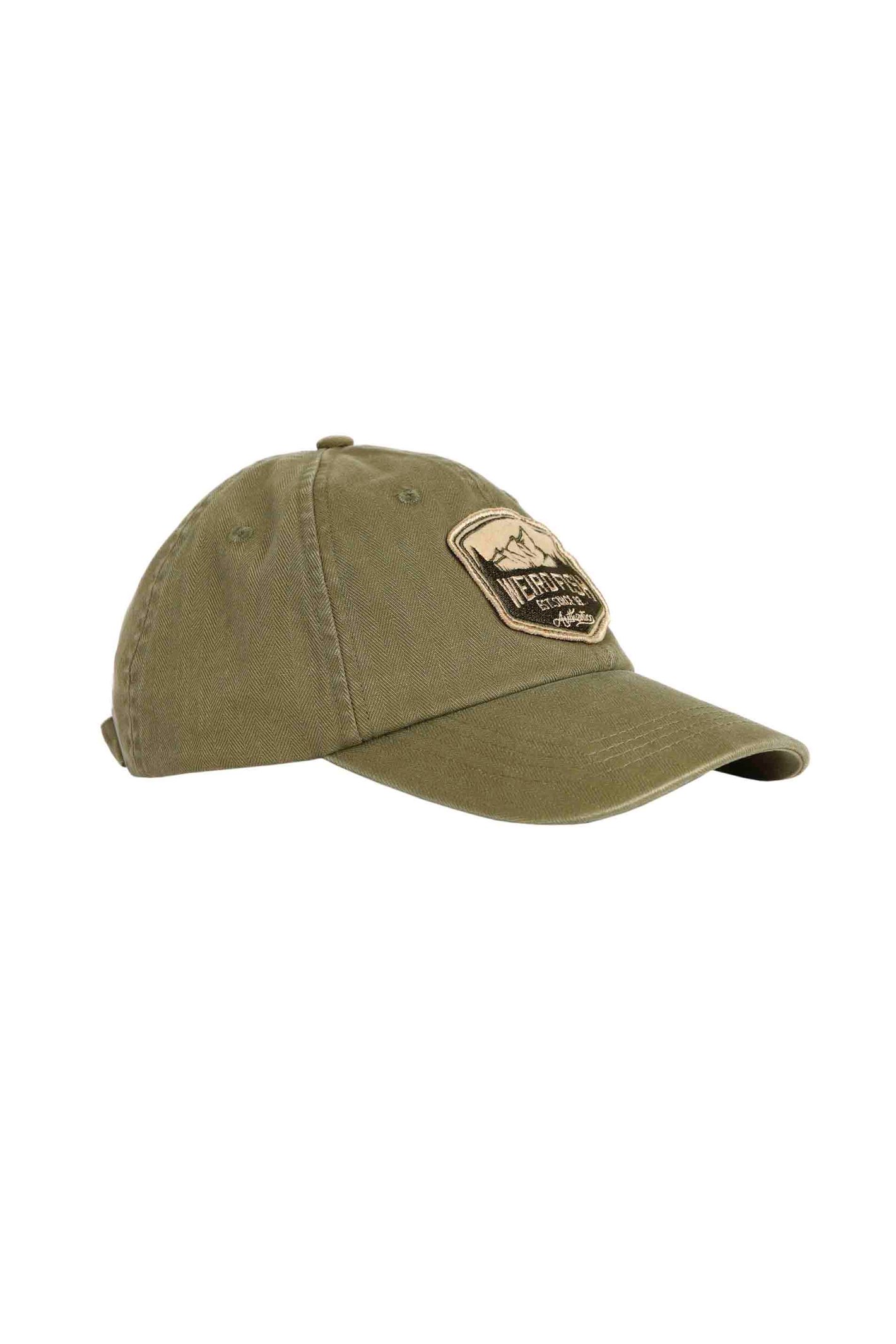 Weird Fish Firbank Washed Graphic Cap Military Olive Size ONE
